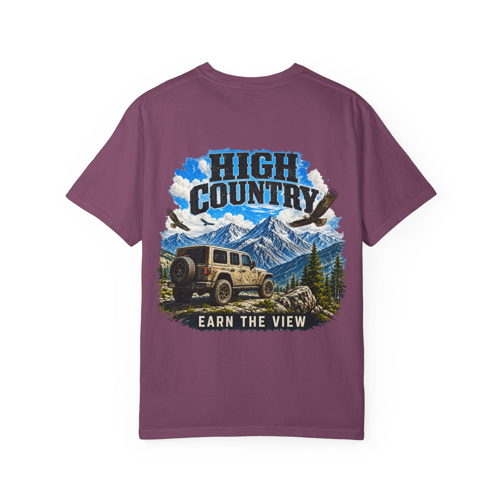 High Country Off-Road T-Shirt — "Earn The View" Adventure Tee