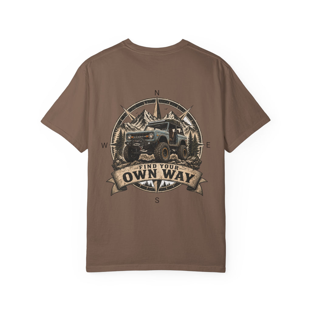 Bronco Off-Road T-Shirt — 'Find Your Own Way' Adventure Tee