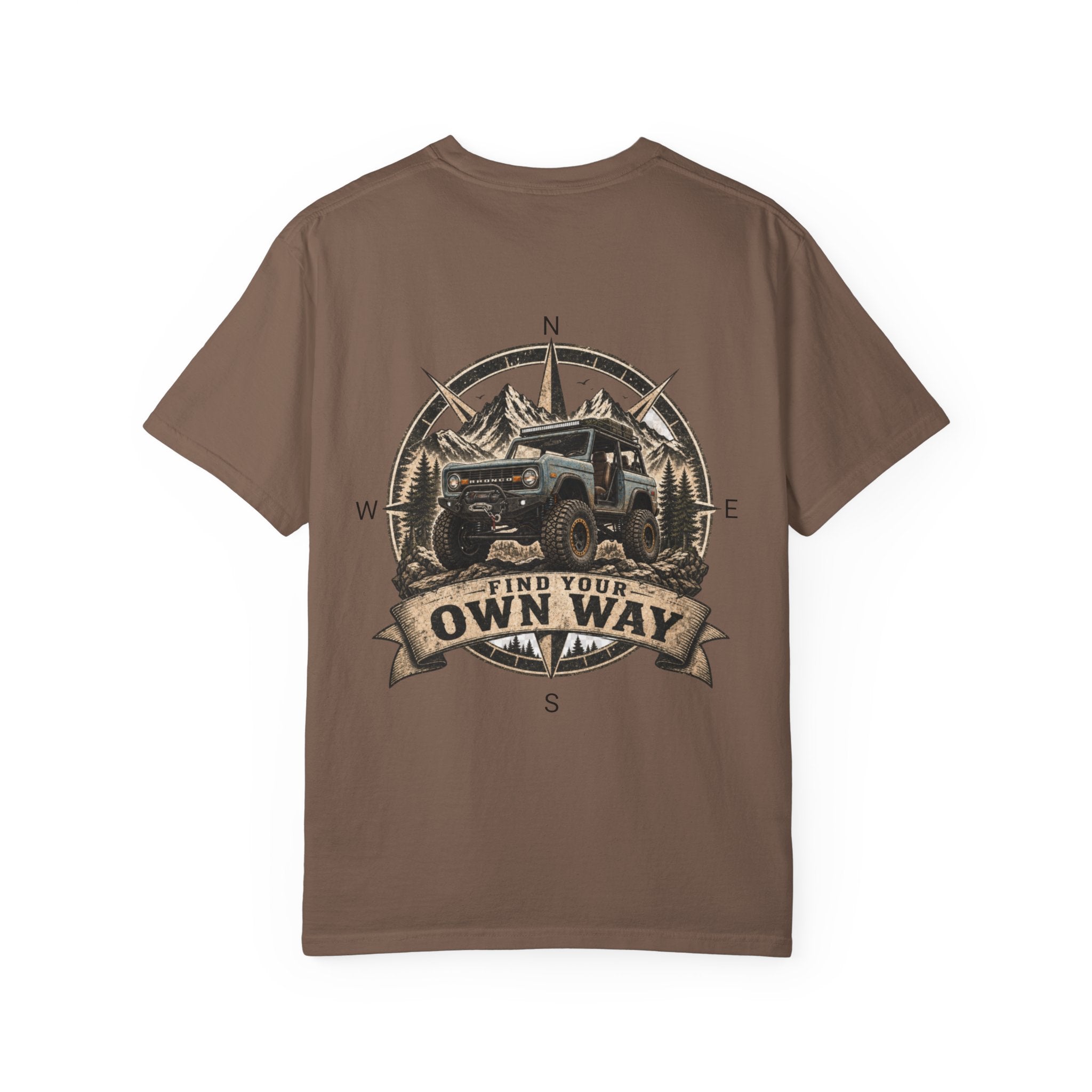 Bronco Off-Road T-Shirt — 'Find Your Own Way' Adventure Tee