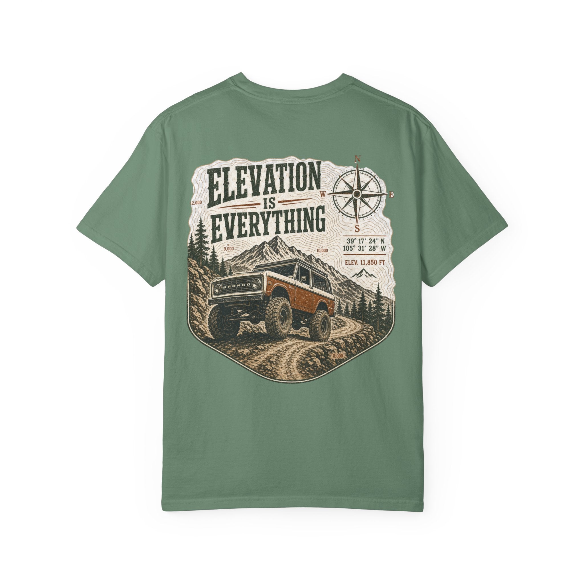 T-Shirt — 'Elevation Is Everything' Off-Road Adventure Tee