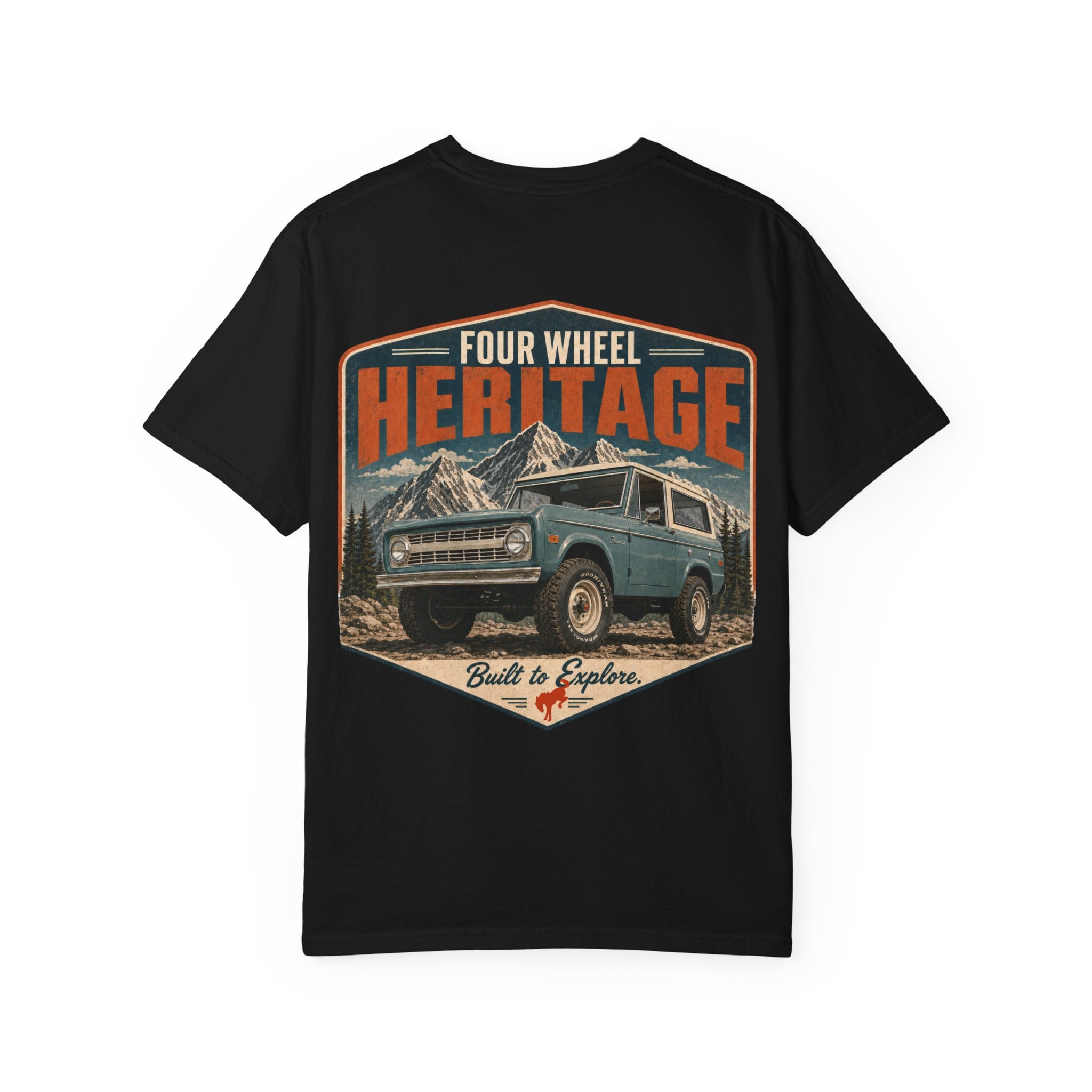 Heritage Four-Wheel T-Shirt — Vintage 4x4 Adventure Graphic