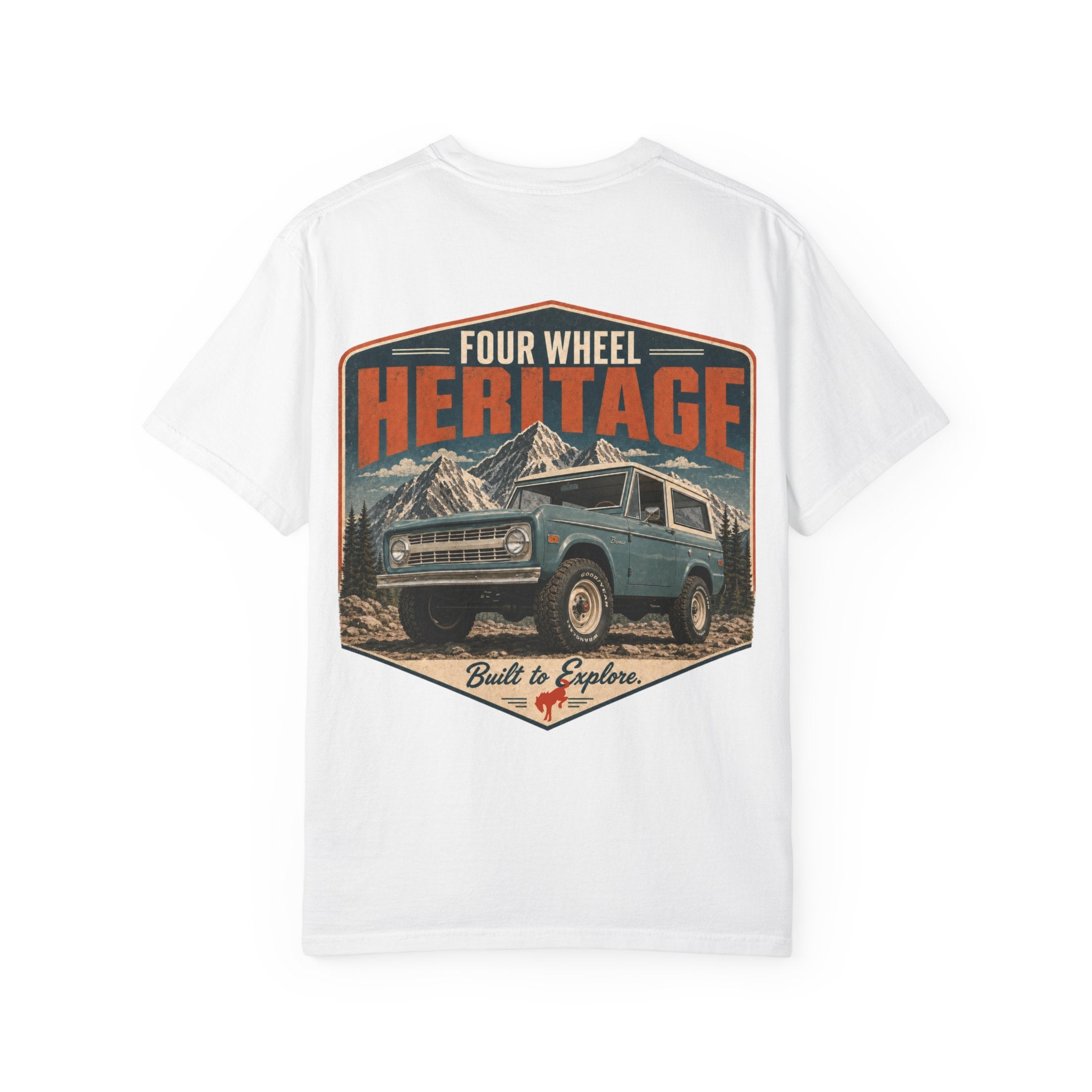 Heritage Four-Wheel T-Shirt — Vintage 4x4 Adventure Graphic