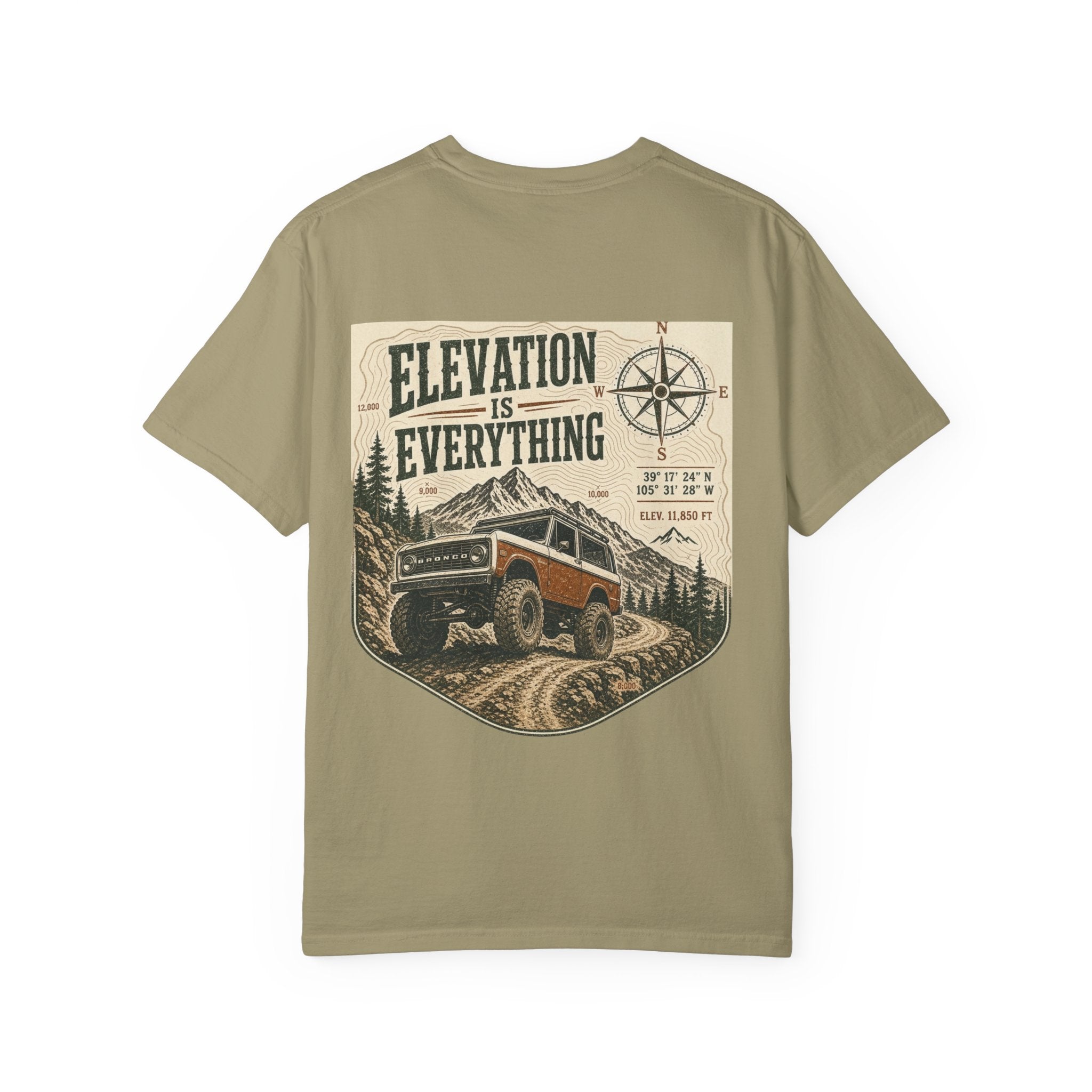 T-Shirt — 'Elevation Is Everything' Off-Road Adventure Tee