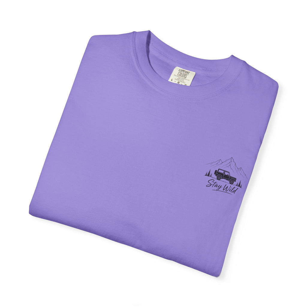 Off-Road T-Shirt — "Built for Dirt" 4x4 Adventure Graphic Tee