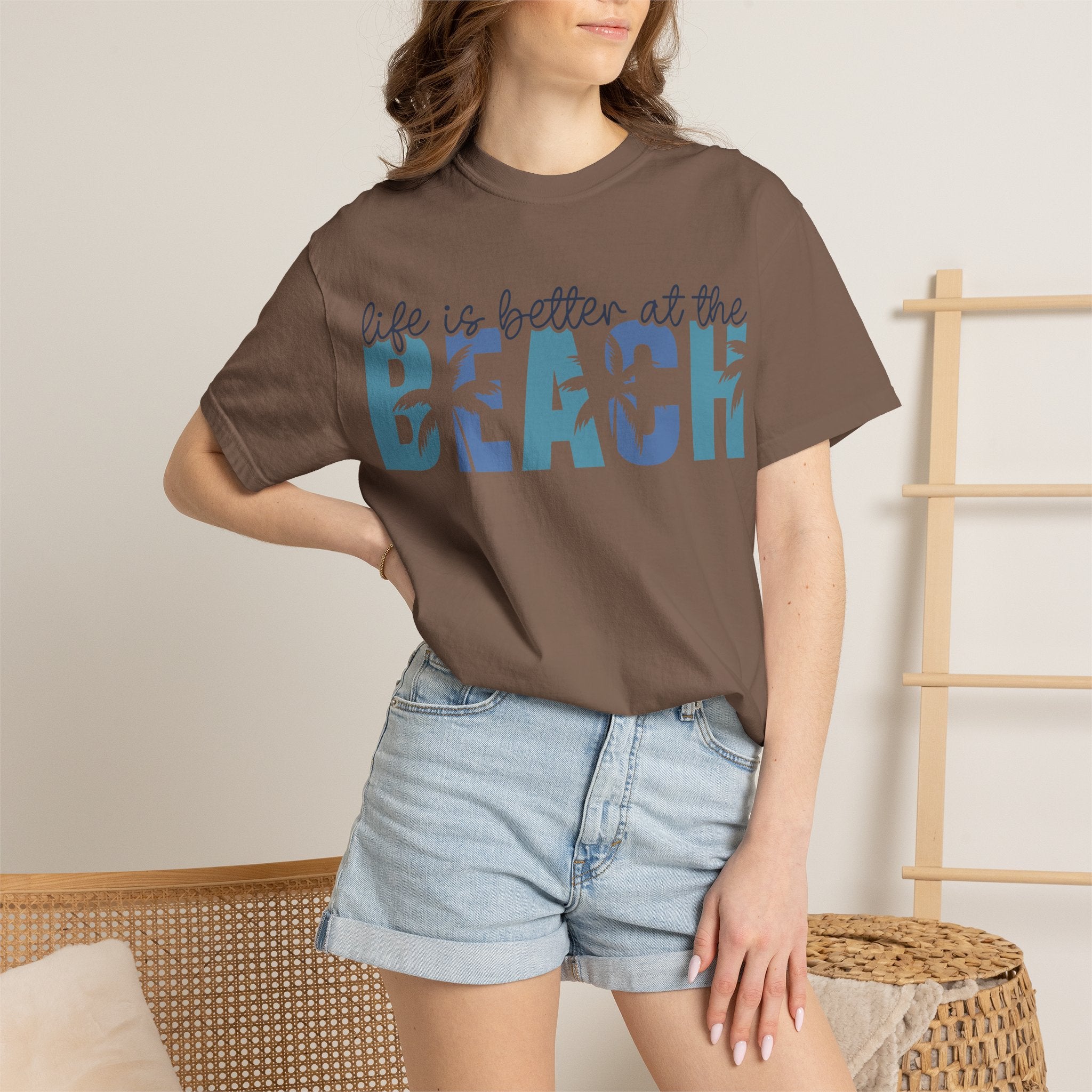 Life Is Better at the Beach T-Shirt — Coastal Vacation Graphic Tee