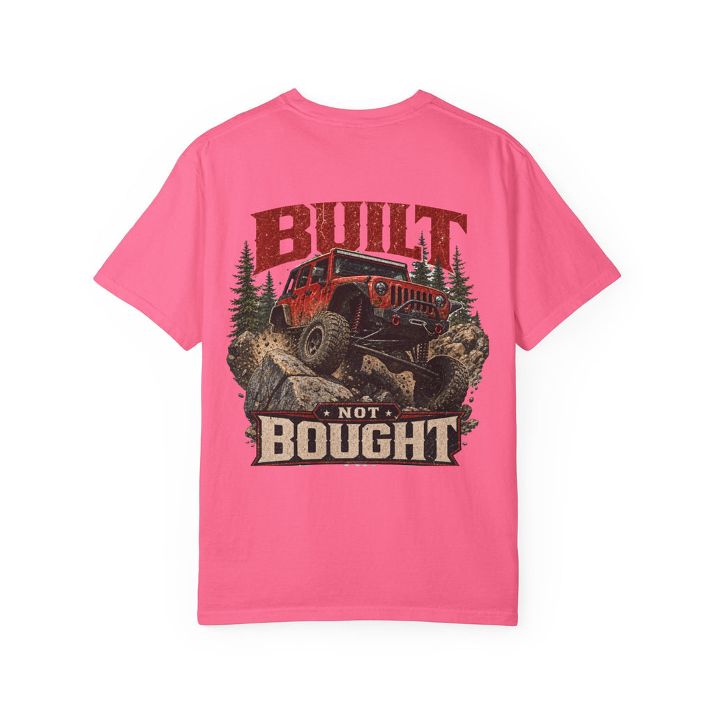 4X4 Off-Road T-Shirt — "Built Not Bought" Graphic Tee