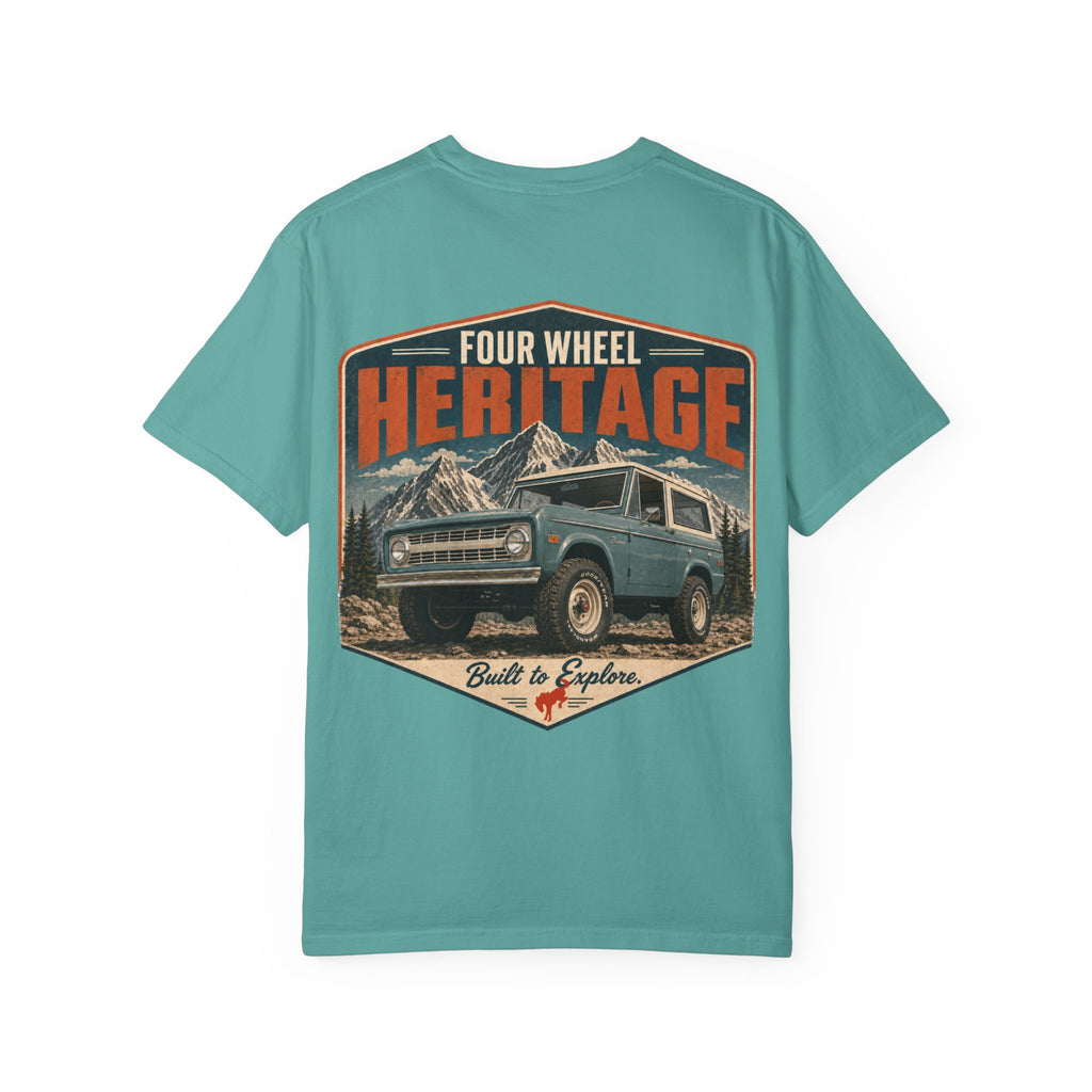 Heritage Four-Wheel T-Shirt — Vintage 4x4 Adventure Graphic