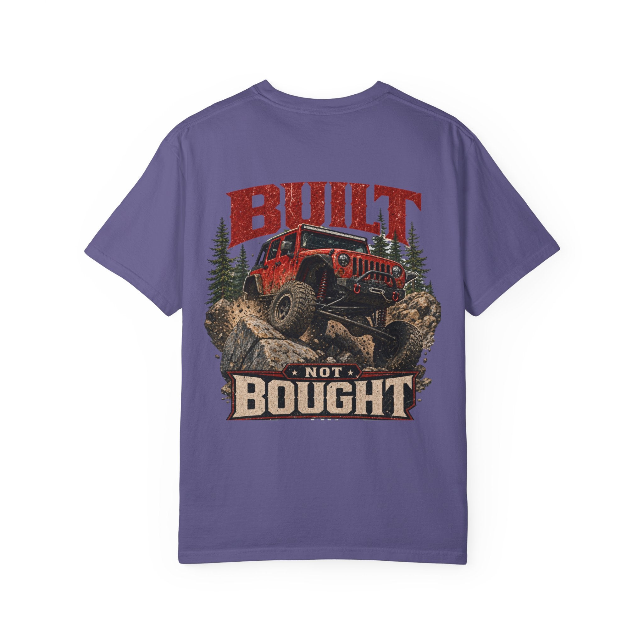 4X4 Off-Road T-Shirt — "Built Not Bought" Graphic Tee