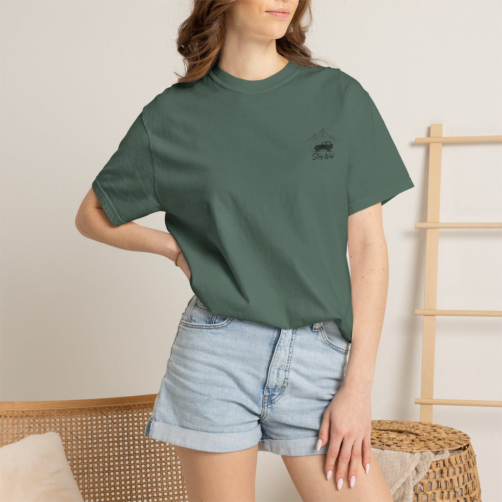 Adventure T-Shirt — "Natural Habitat Stay Wild" Off-Road Graphic Tee