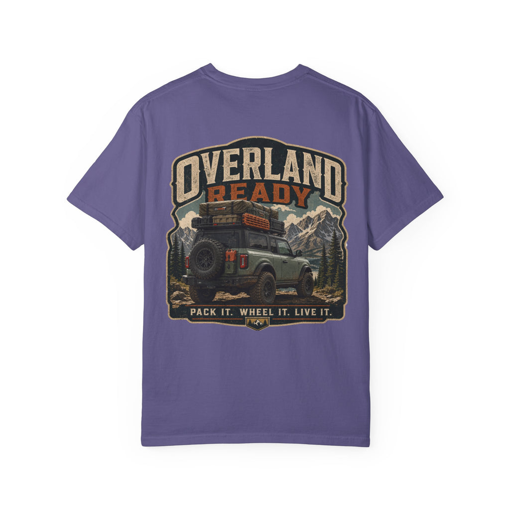 Overland Ready Adventure T-Shirt — "Pack It. Wheel It. Live It." Off-Road Graphic Tee