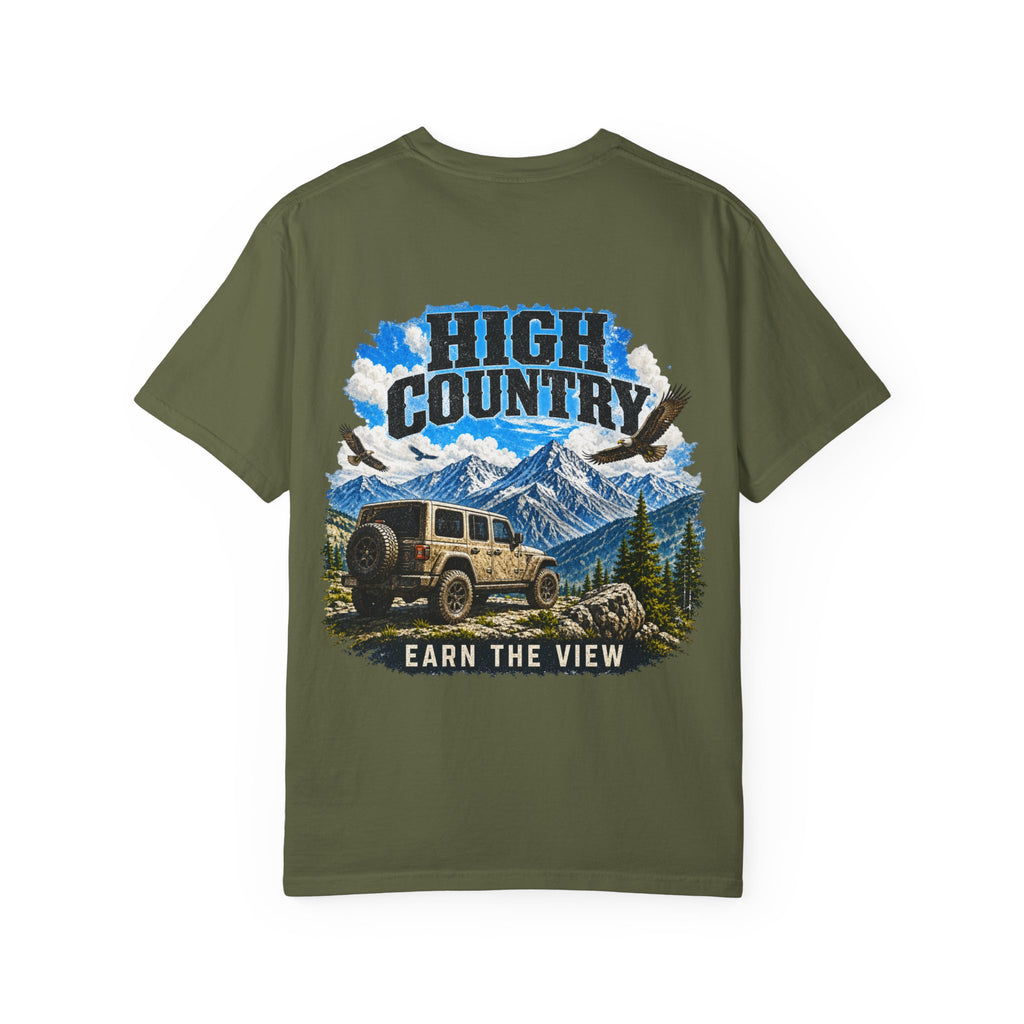 High Country Off-Road T-Shirt — "Earn The View" Adventure Tee