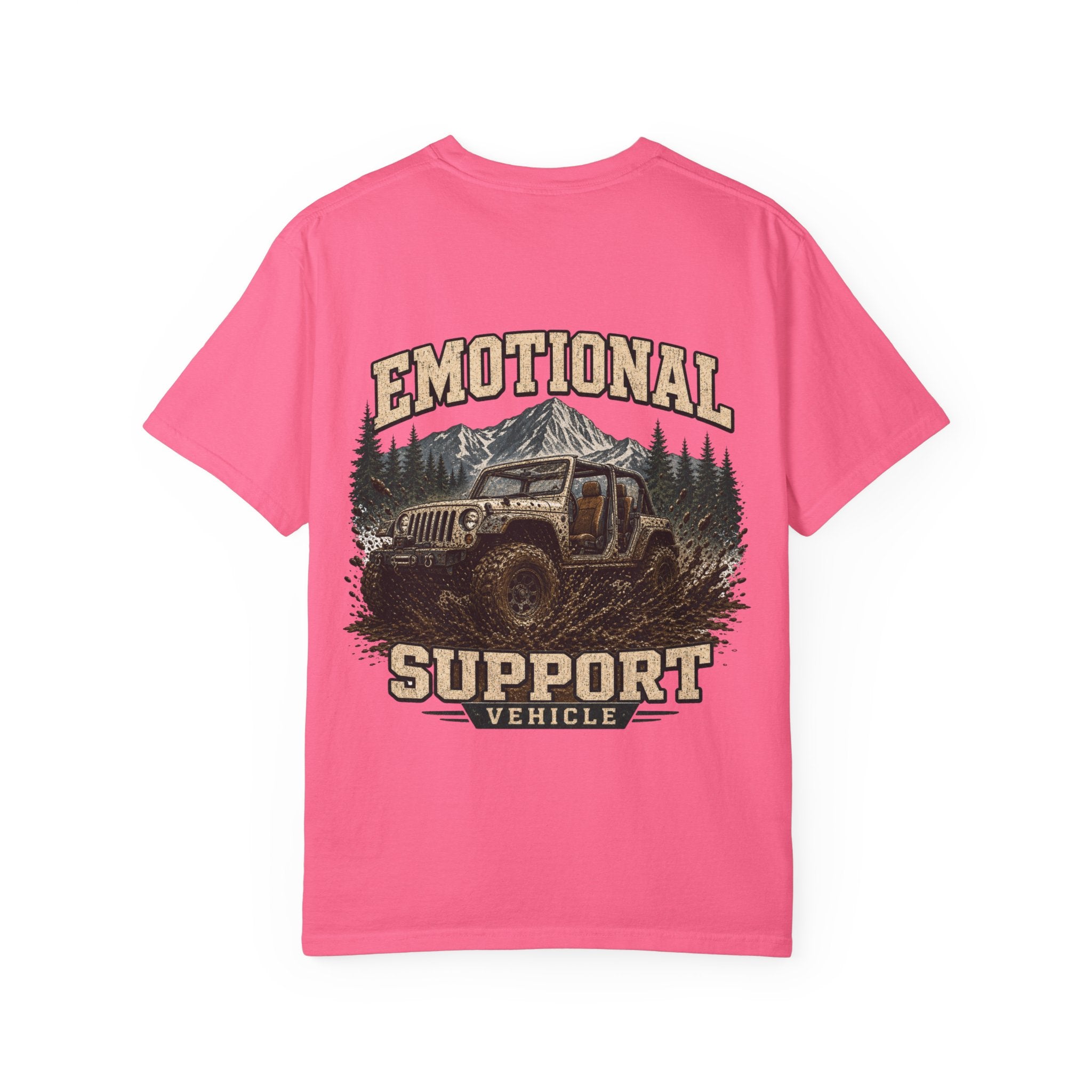 Emotional Support Vehicle T-Shirt — Off-Road Jeep Graphic Tee