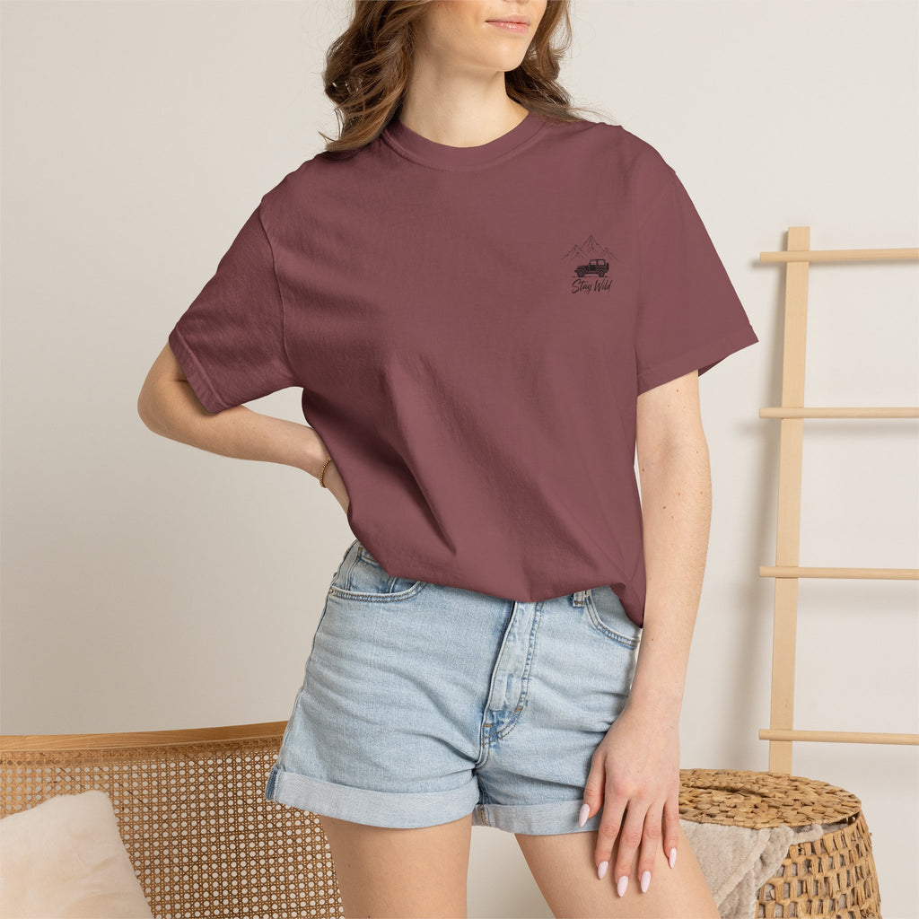 Adventure T-Shirt — "Natural Habitat Stay Wild" Off-Road Graphic Tee
