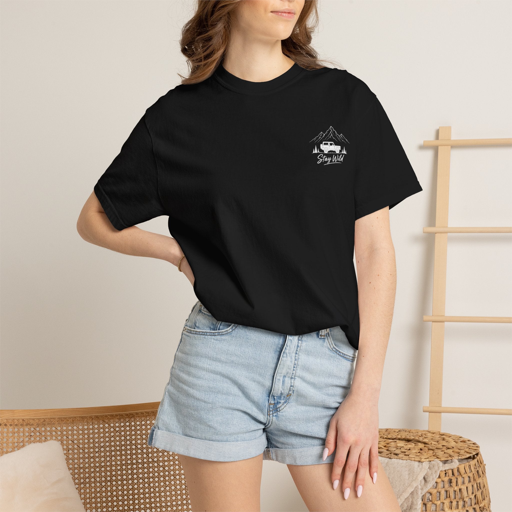 Adventure Bronco T-shirt — "Legacy of Adventure: No Roads No Problem" Graphic Tee