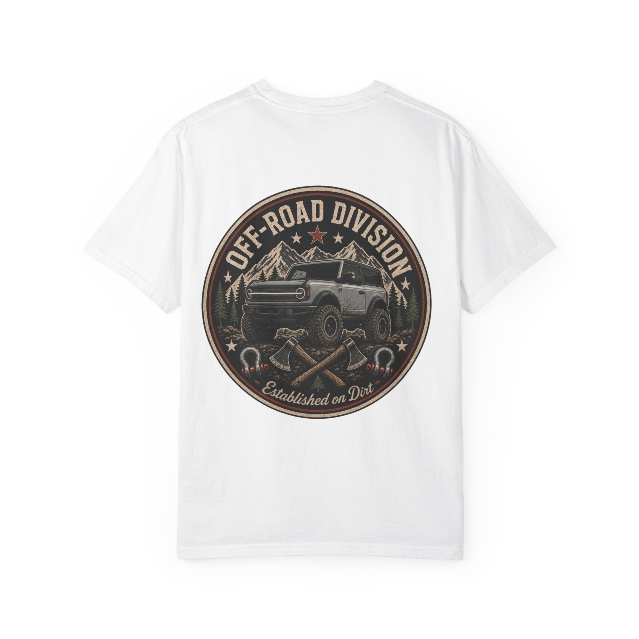 Off-Road Division Graphic T-Shirt — 'Established on Dirt' Adventure Tee