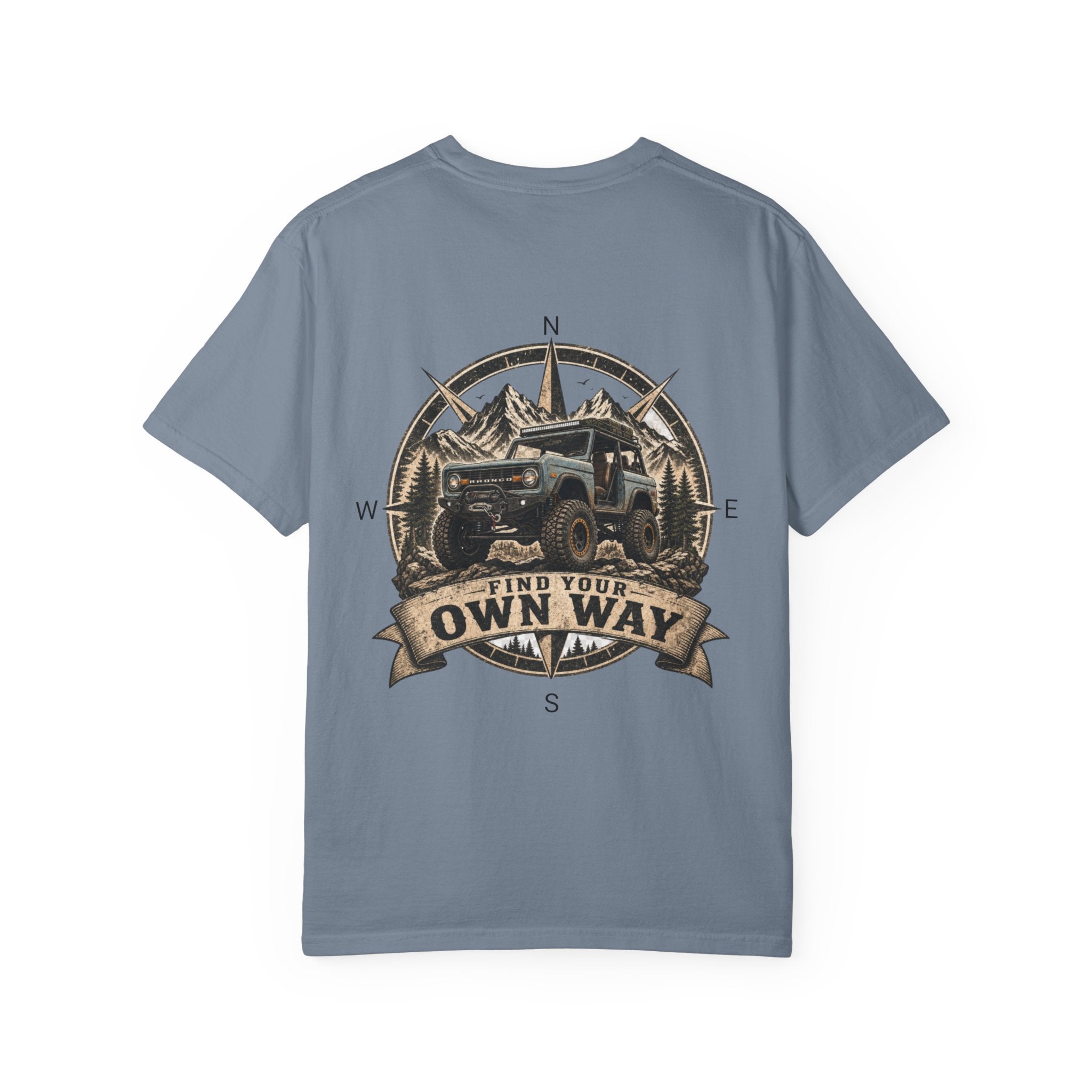 Bronco Off-Road T-Shirt — 'Find Your Own Way' Adventure Tee