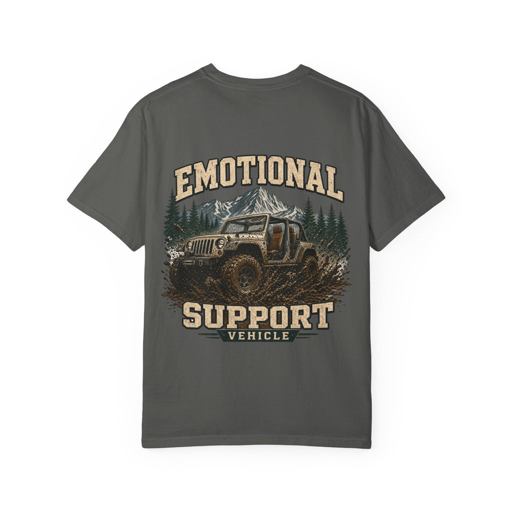 Emotional Support Vehicle T-Shirt — Off-Road Jeep Graphic Tee