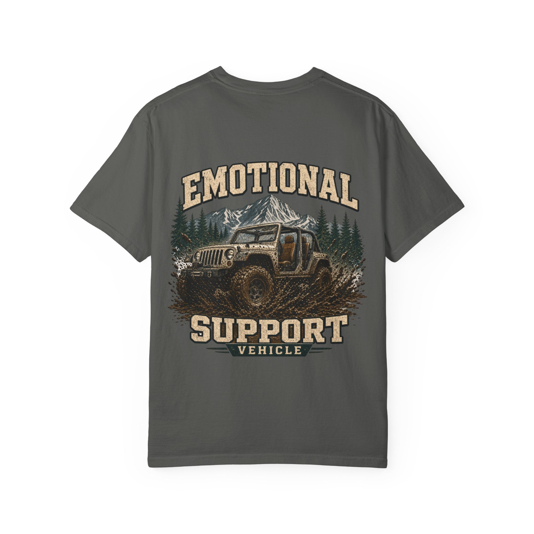 Emotional Support Vehicle T-Shirt — Off-Road Jeep Graphic Tee