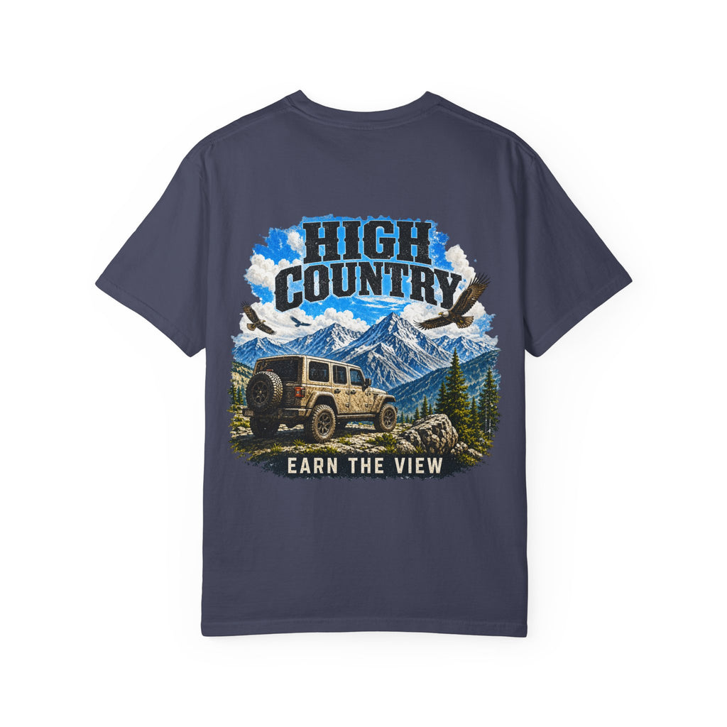 High Country Off-Road T-Shirt — "Earn The View" Adventure Tee
