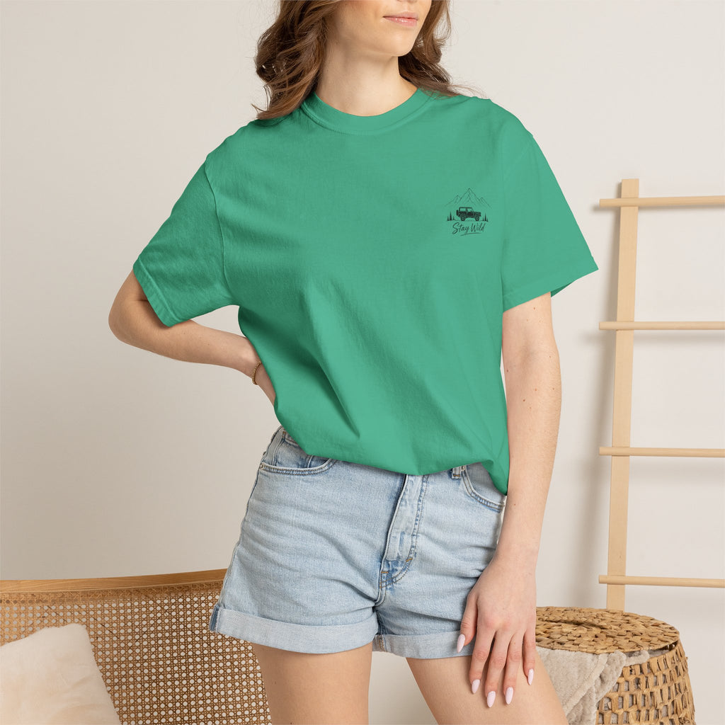 Take the Long Way Home T-Shirt — Adventure Off-Road Map Graphic Tee