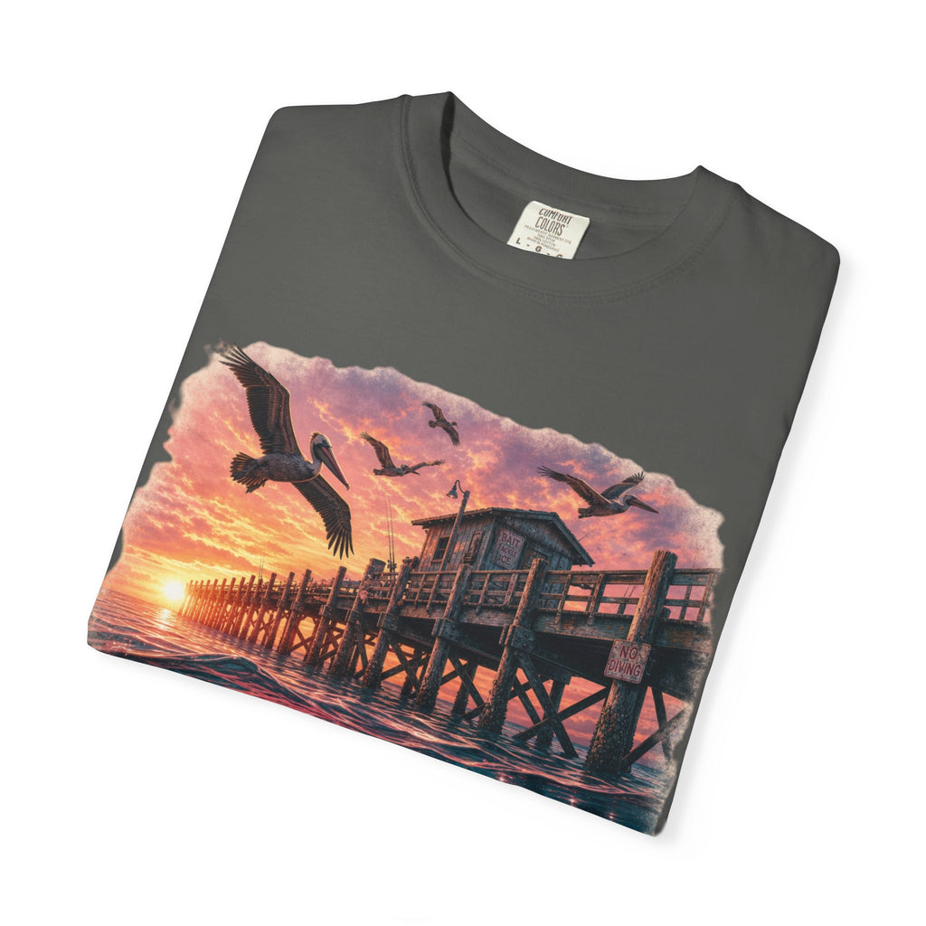 Pier Pressure T-Shirt — Vintage Shark Pier Sunset Tee