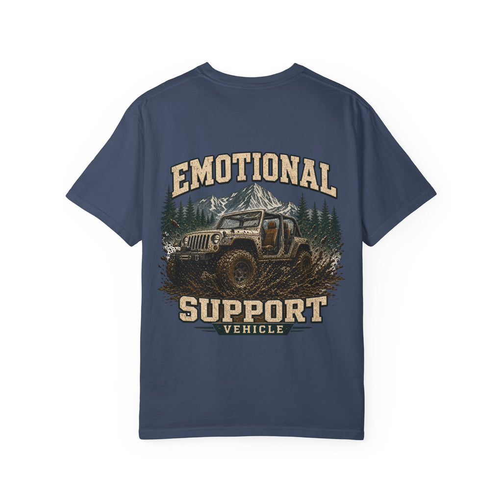 Emotional Support Vehicle T-Shirt — Off-Road Jeep Graphic Tee