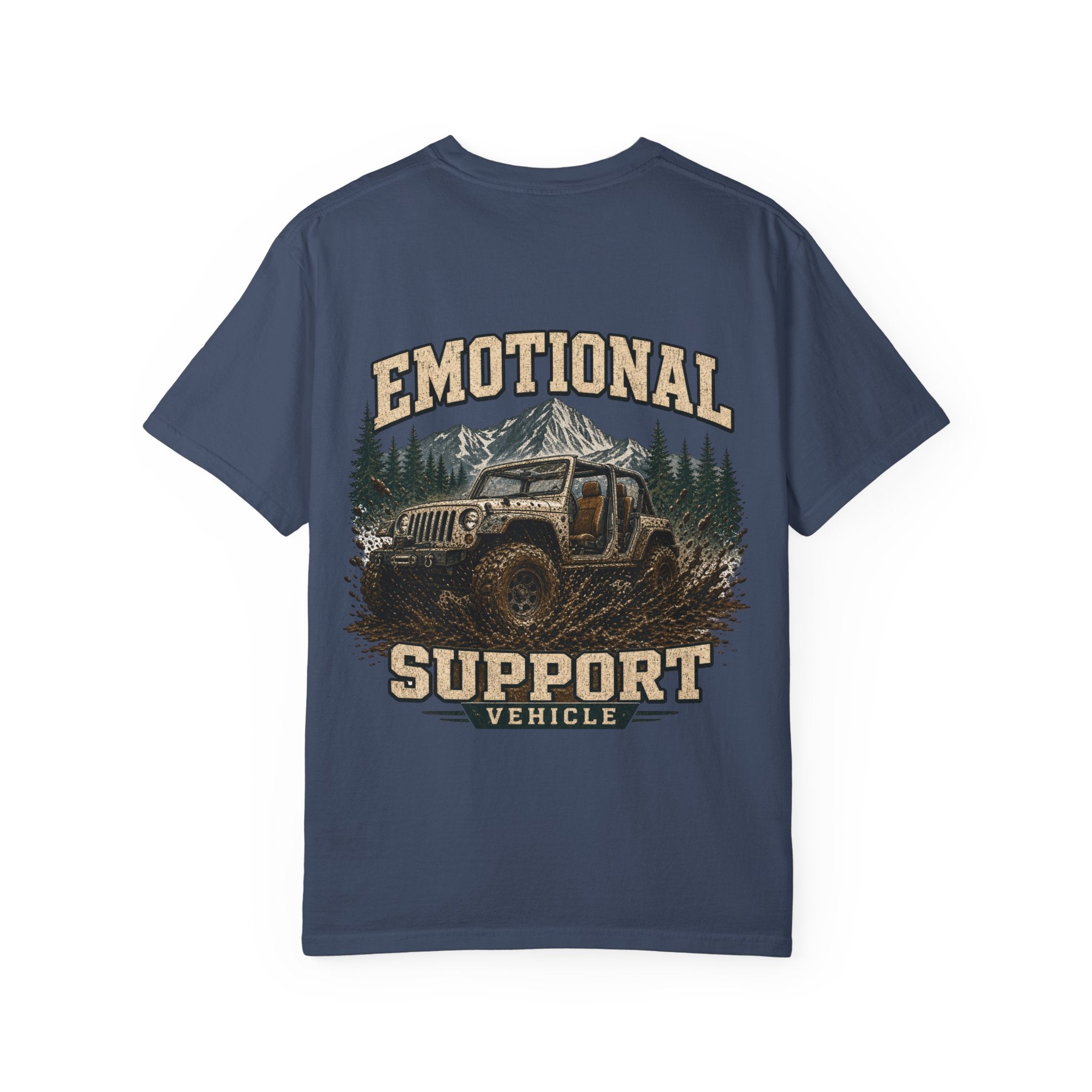 Emotional Support Vehicle T-Shirt — Off-Road Jeep Graphic Tee