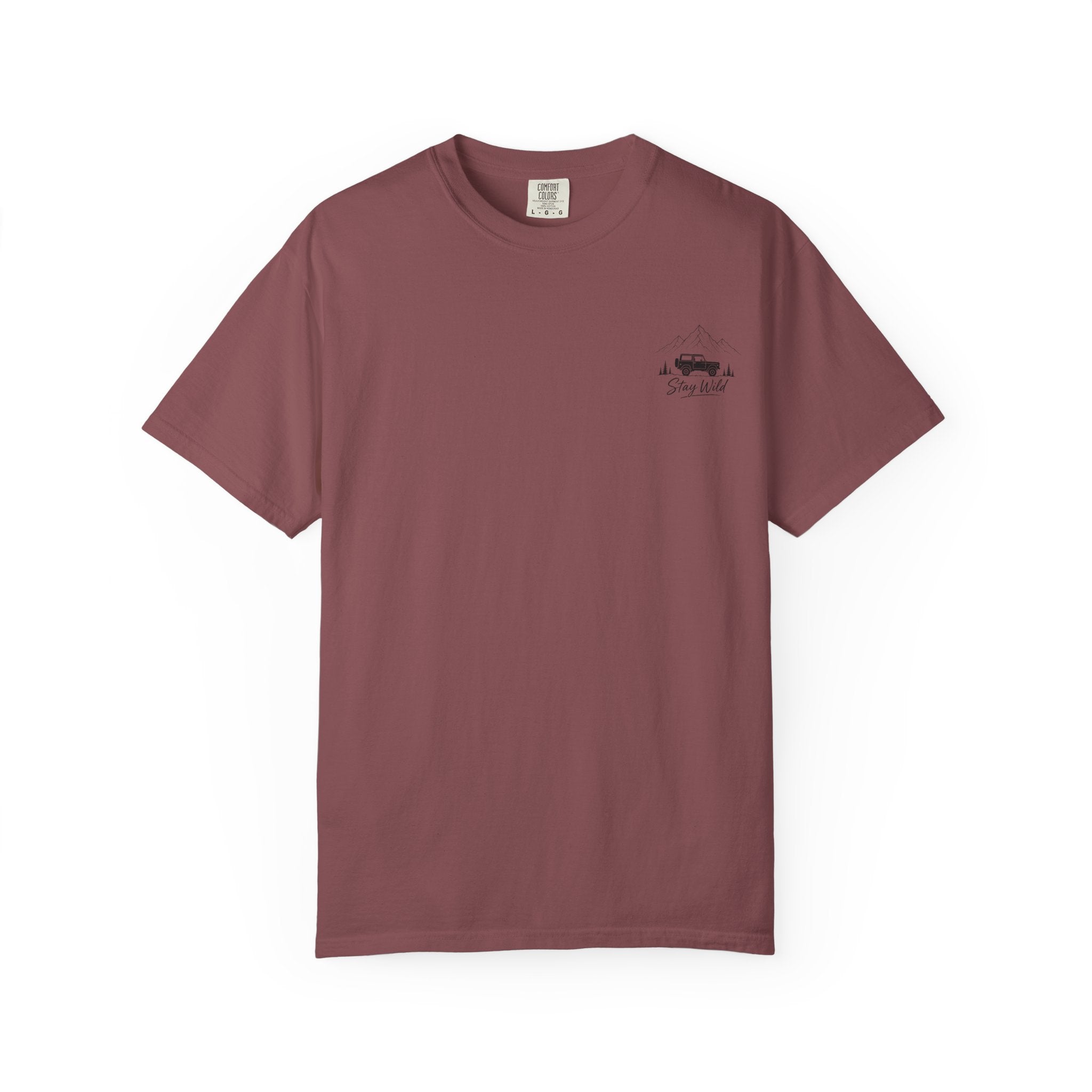 Into the Wild Adventure T-Shirt — Off-Road Jeep Scenic Graphic