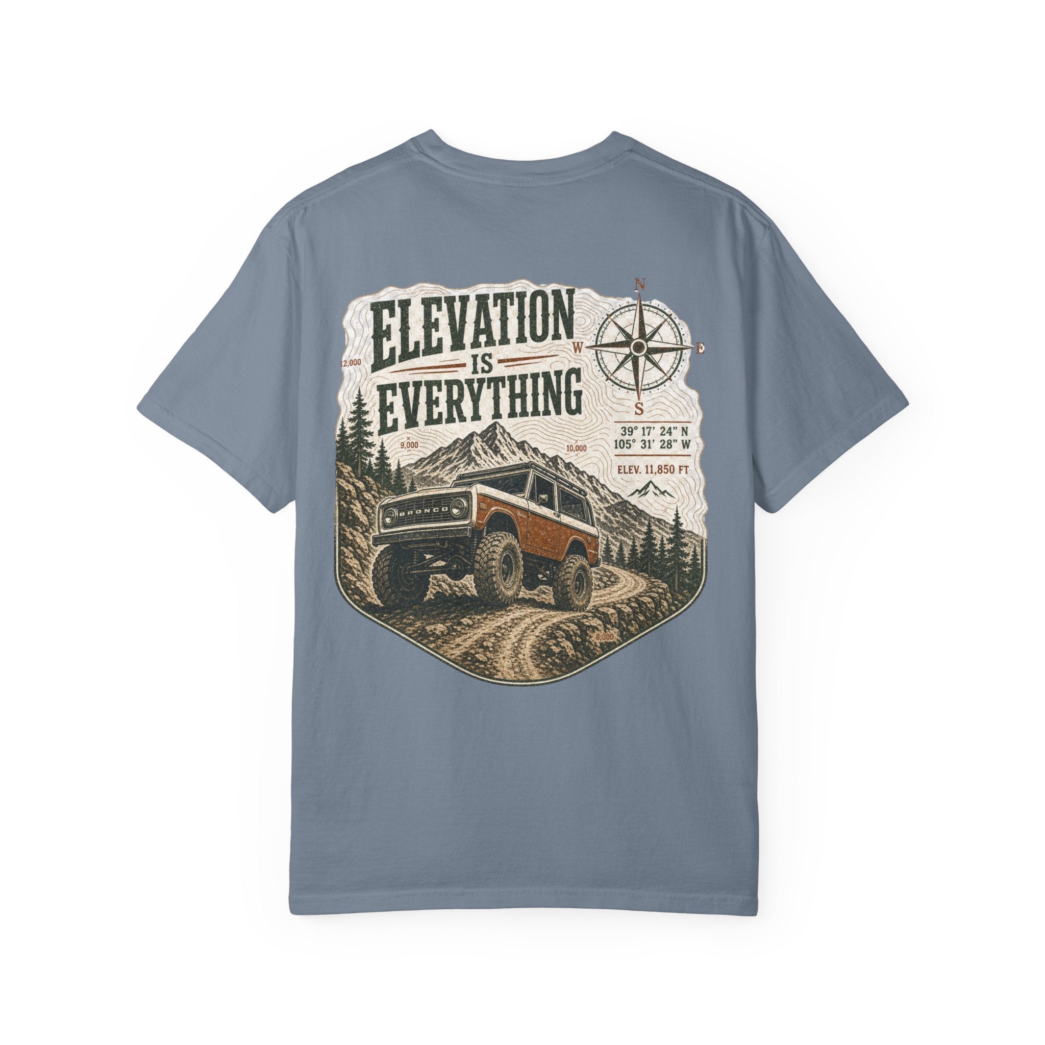 T-Shirt — 'Elevation Is Everything' Off-Road Adventure Tee