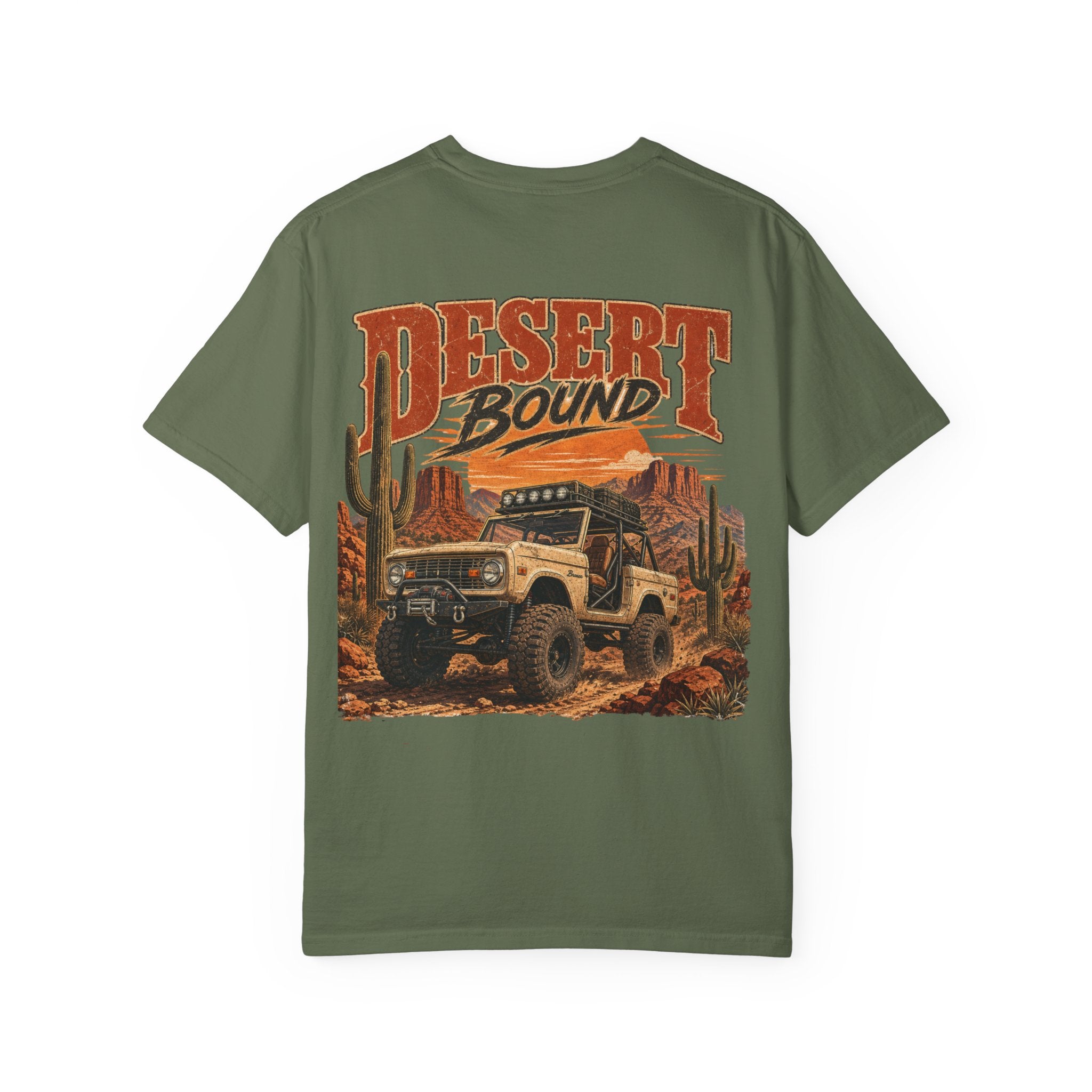 Desert Bound Off-Road T-Shirt — Bronco 4x4 Adventure Graphic Tee
