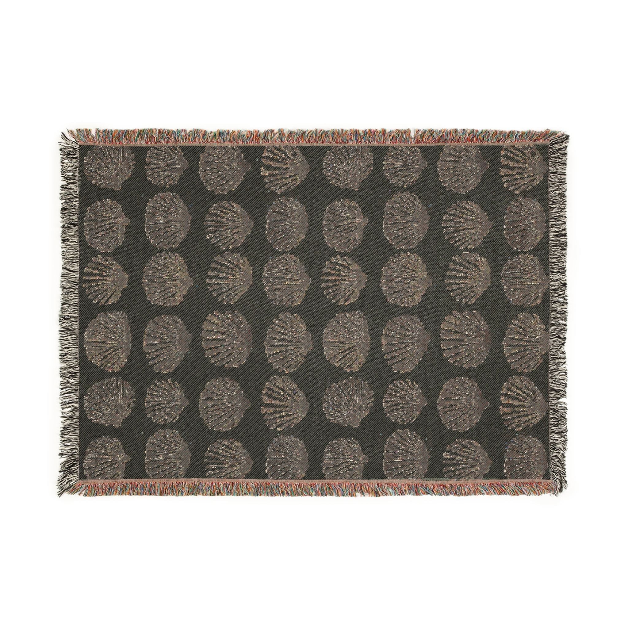Coastal Woven Blanket â€” Coastal Blue Throw