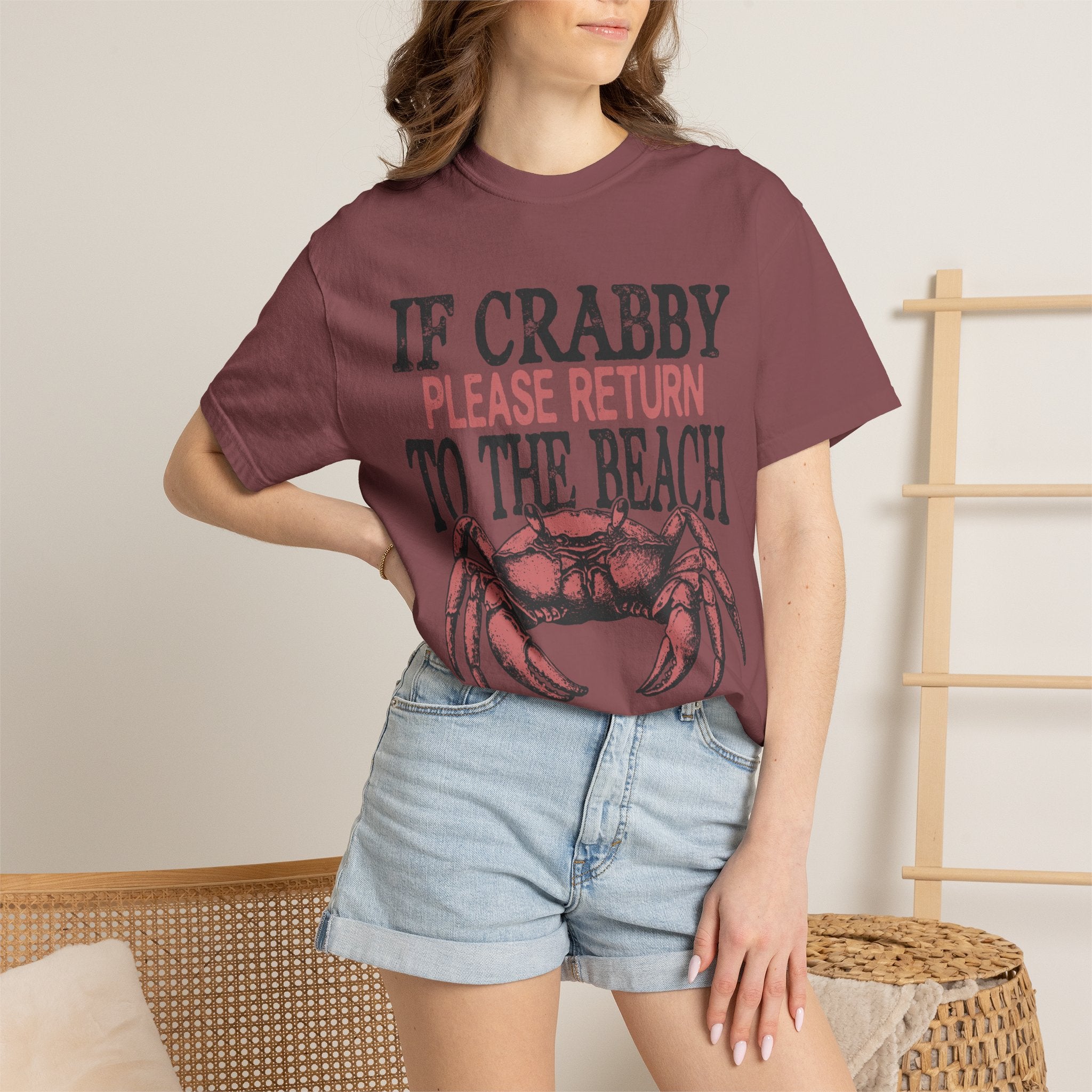 If Crabby Please Return to the Beach T-Shirt