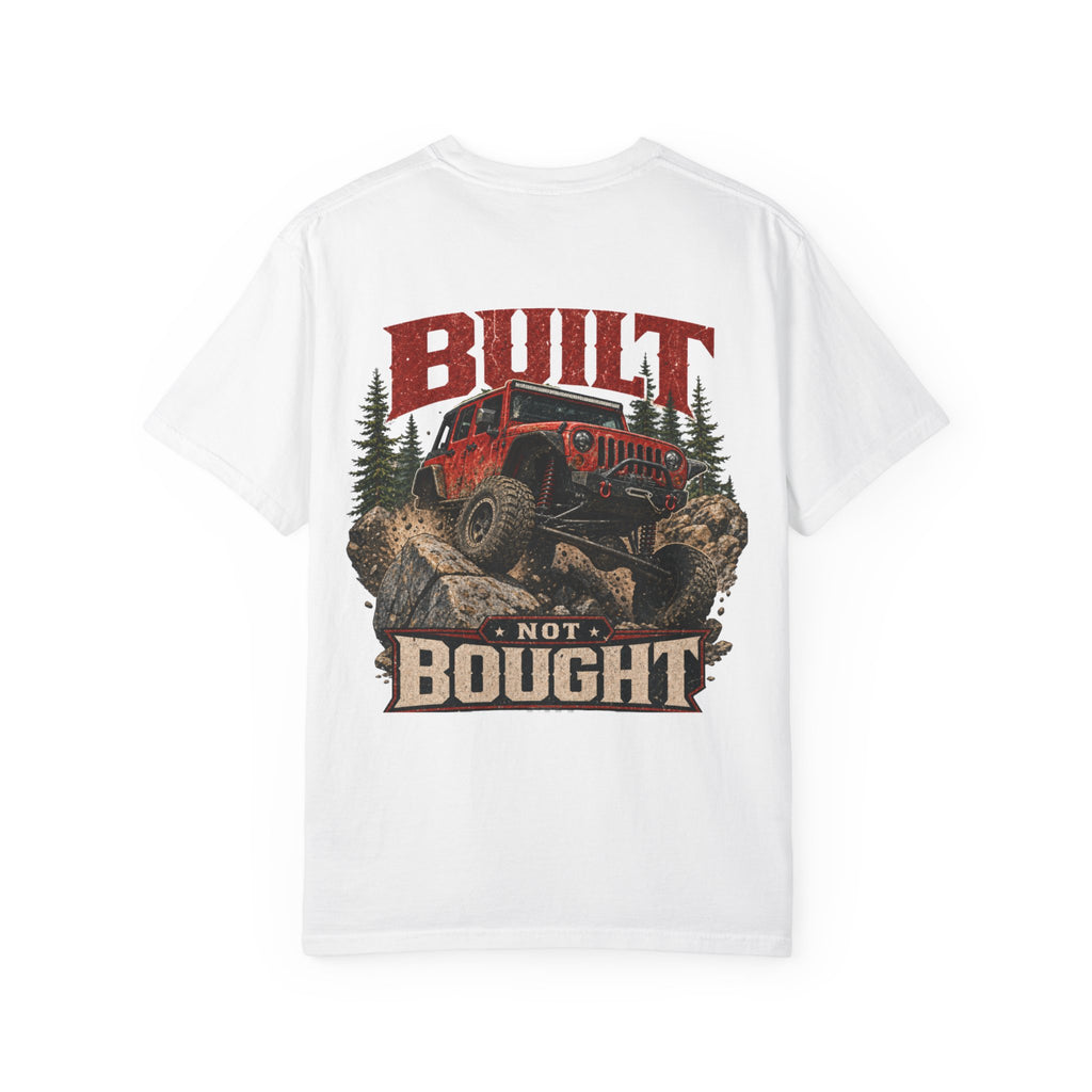 4X4 Off-Road T-Shirt — "Built Not Bought" Graphic Tee