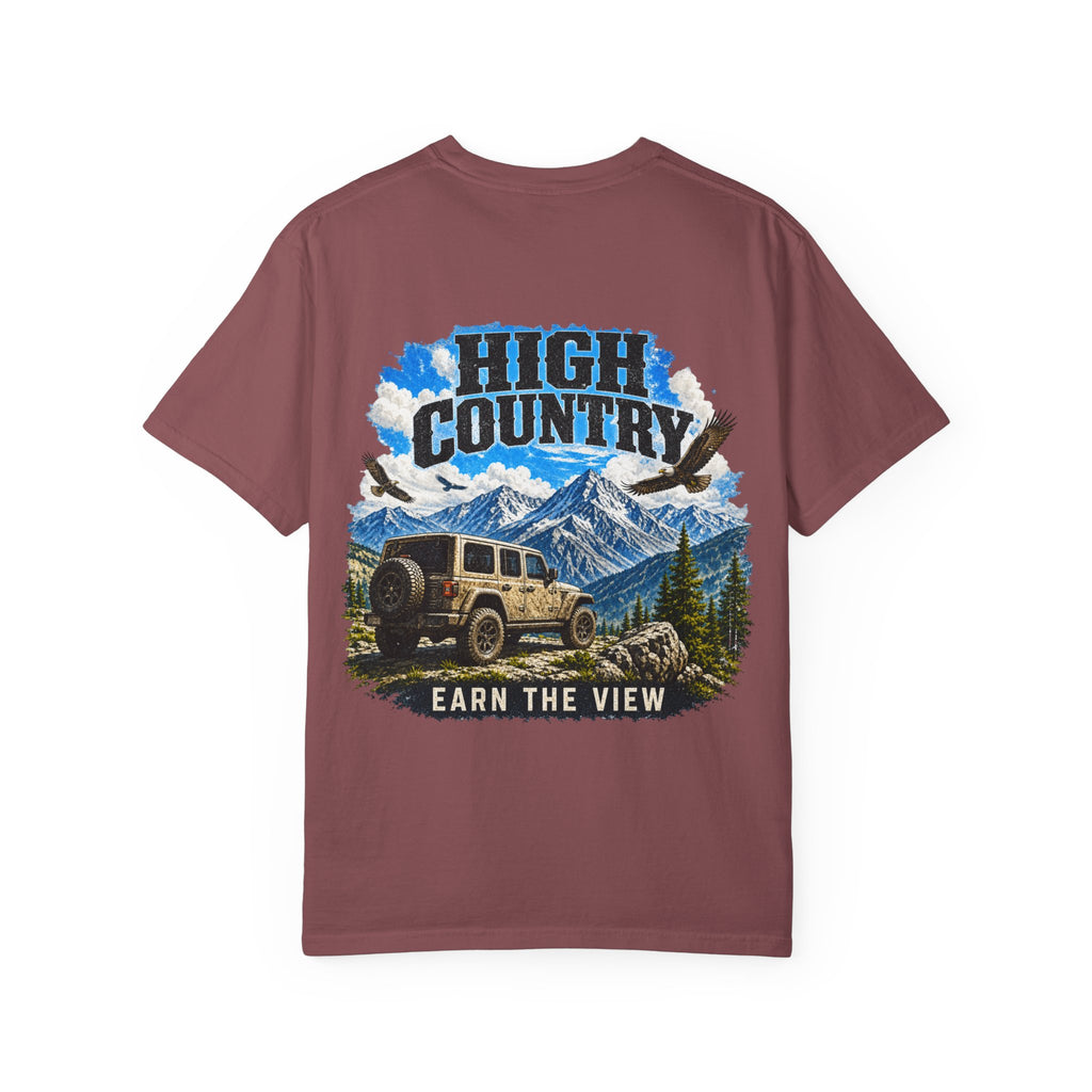 High Country Off-Road T-Shirt — "Earn The View" Adventure Tee