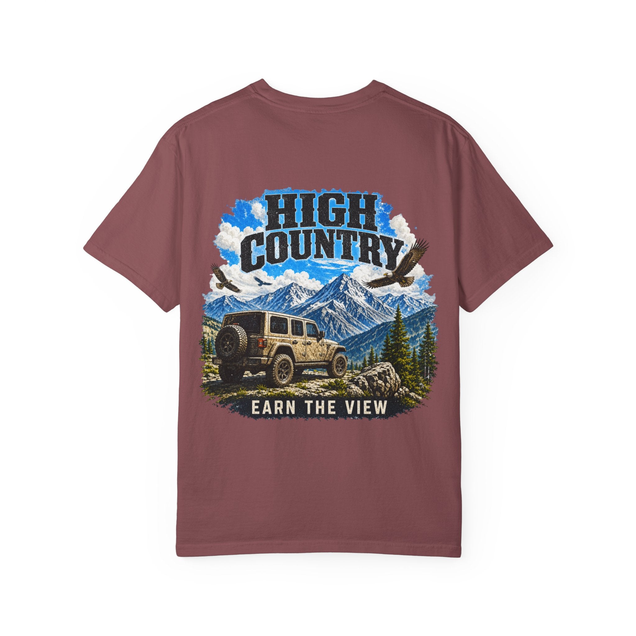 High Country Off-Road T-Shirt — "Earn The View" Adventure Tee