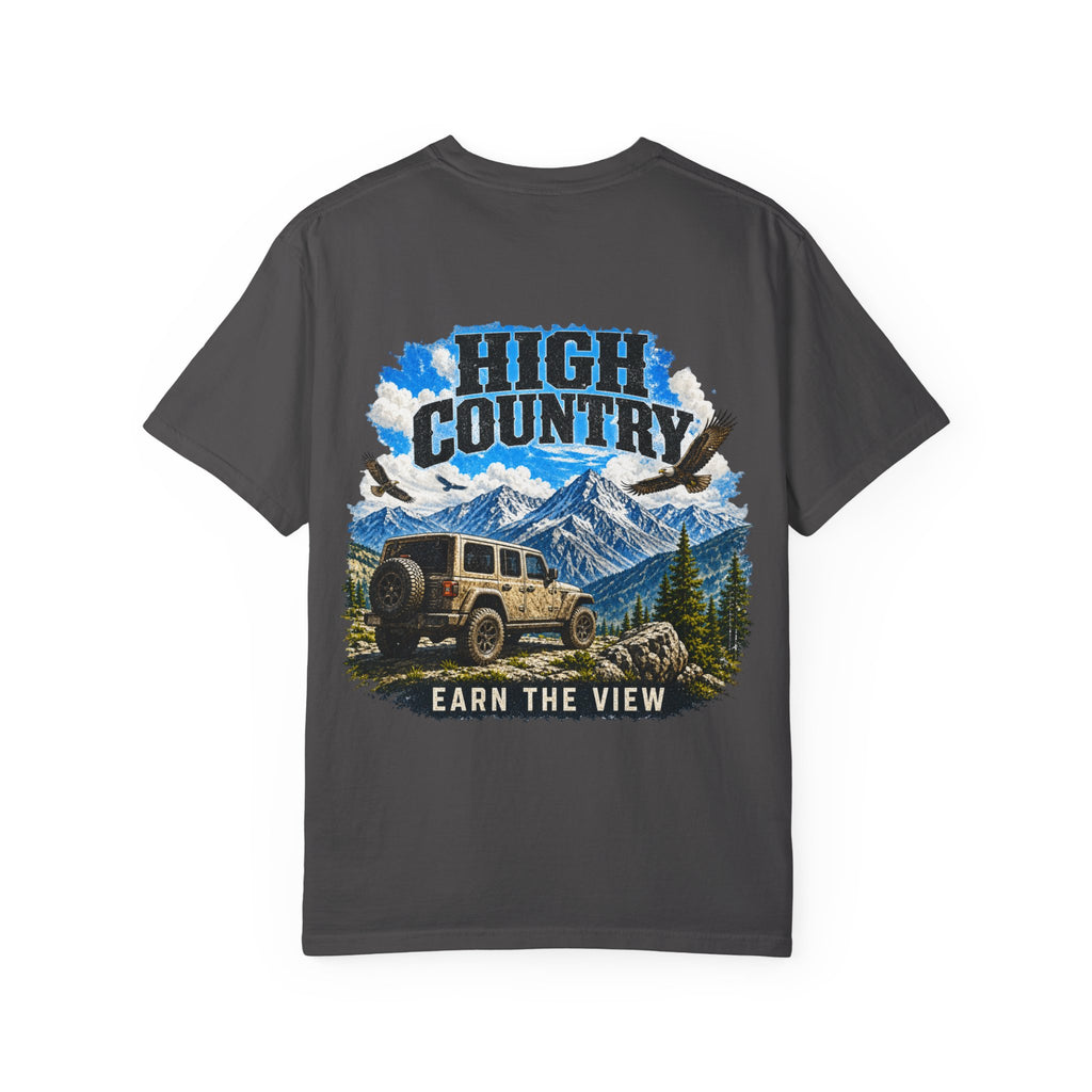 High Country Off-Road T-Shirt — "Earn The View" Adventure Tee