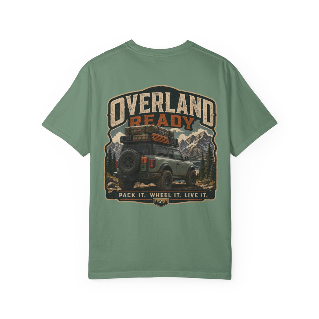 Overland Ready Adventure T-Shirt — "Pack It. Wheel It. Live It." Off-Road Graphic Tee