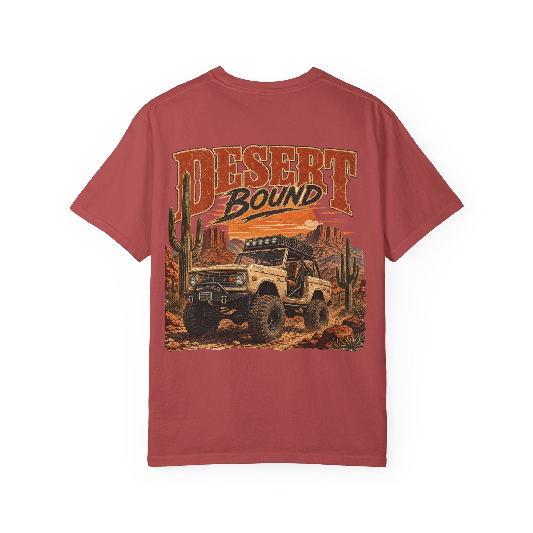Desert Bound Off-Road T-Shirt — Bronco 4x4 Adventure Graphic Tee