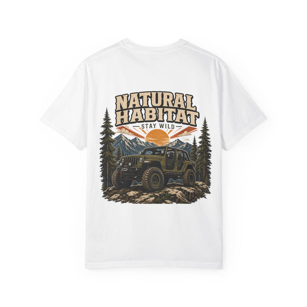 Adventure T-Shirt — "Natural Habitat Stay Wild" Off-Road Graphic Tee