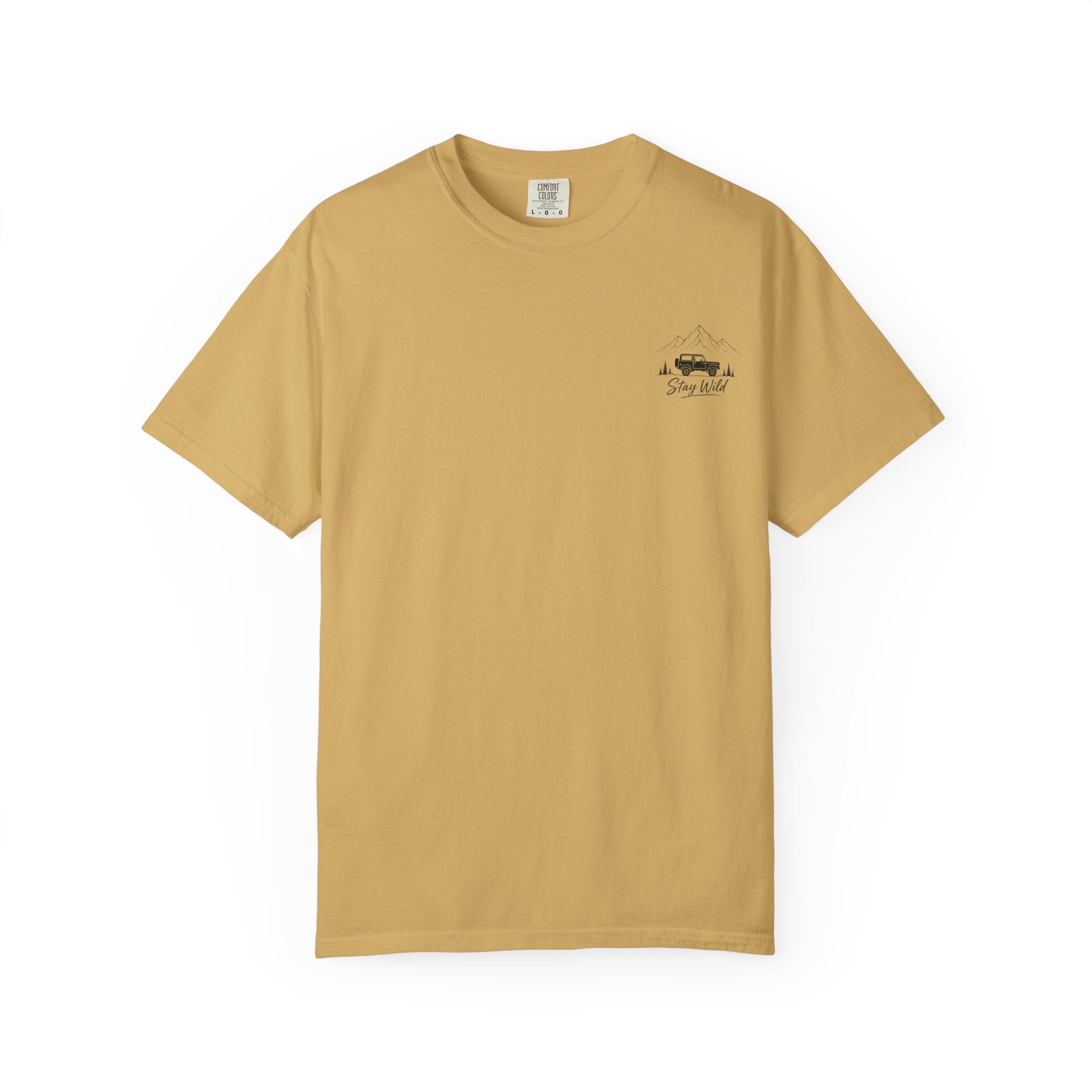 Weekend Escape Camping T-Shirt — Vintage Bronco & Campfire Adventure Tee