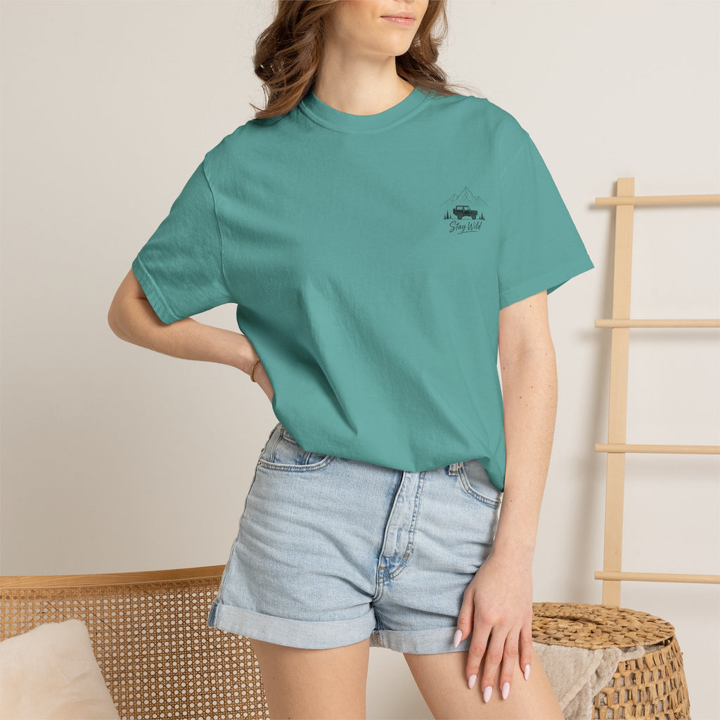 Trail Built Bronco T-Shirt — "Where the Pavement Ends" Off-Road Adventure Tee