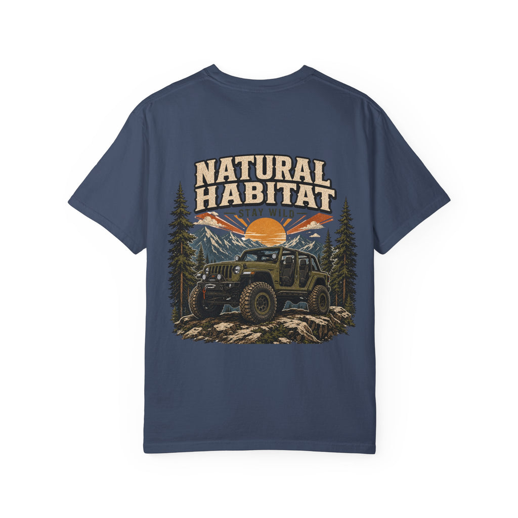 Adventure T-Shirt — "Natural Habitat Stay Wild" Off-Road Graphic Tee