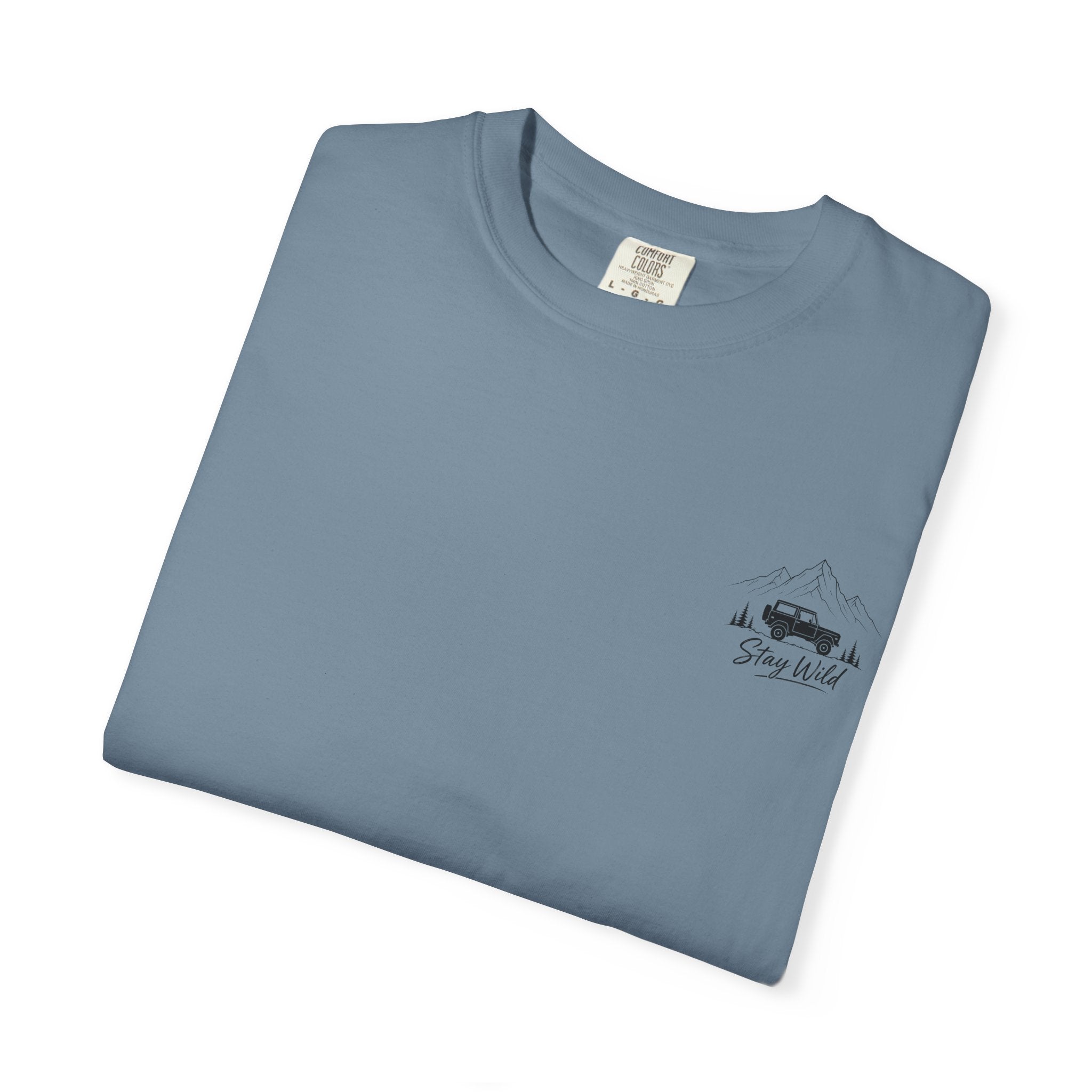 Into the Wild Adventure T-Shirt — Off-Road Jeep Scenic Graphic