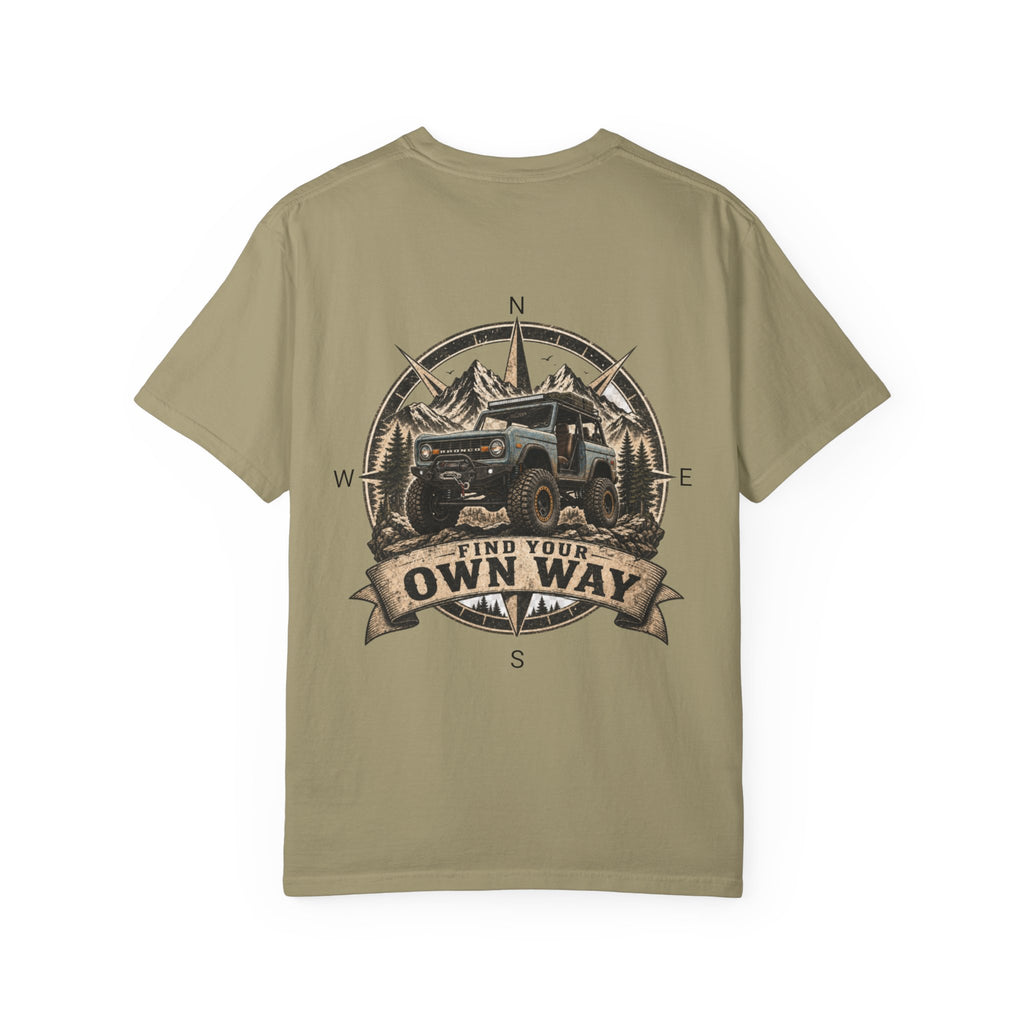 Bronco Off-Road T-Shirt — 'Find Your Own Way' Adventure Tee