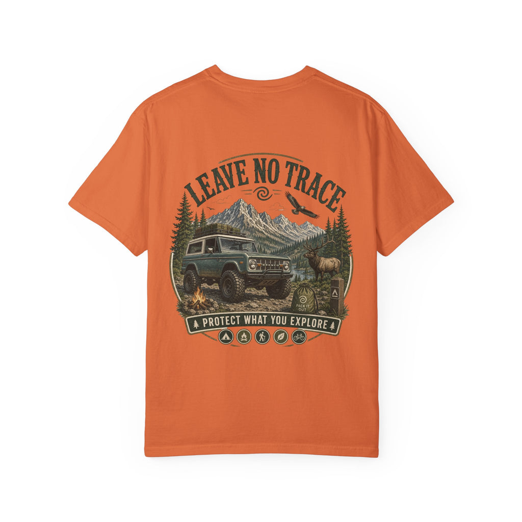 T-Shirt — "Leave No Trace" Outdoor Adventure Graphic Tee
