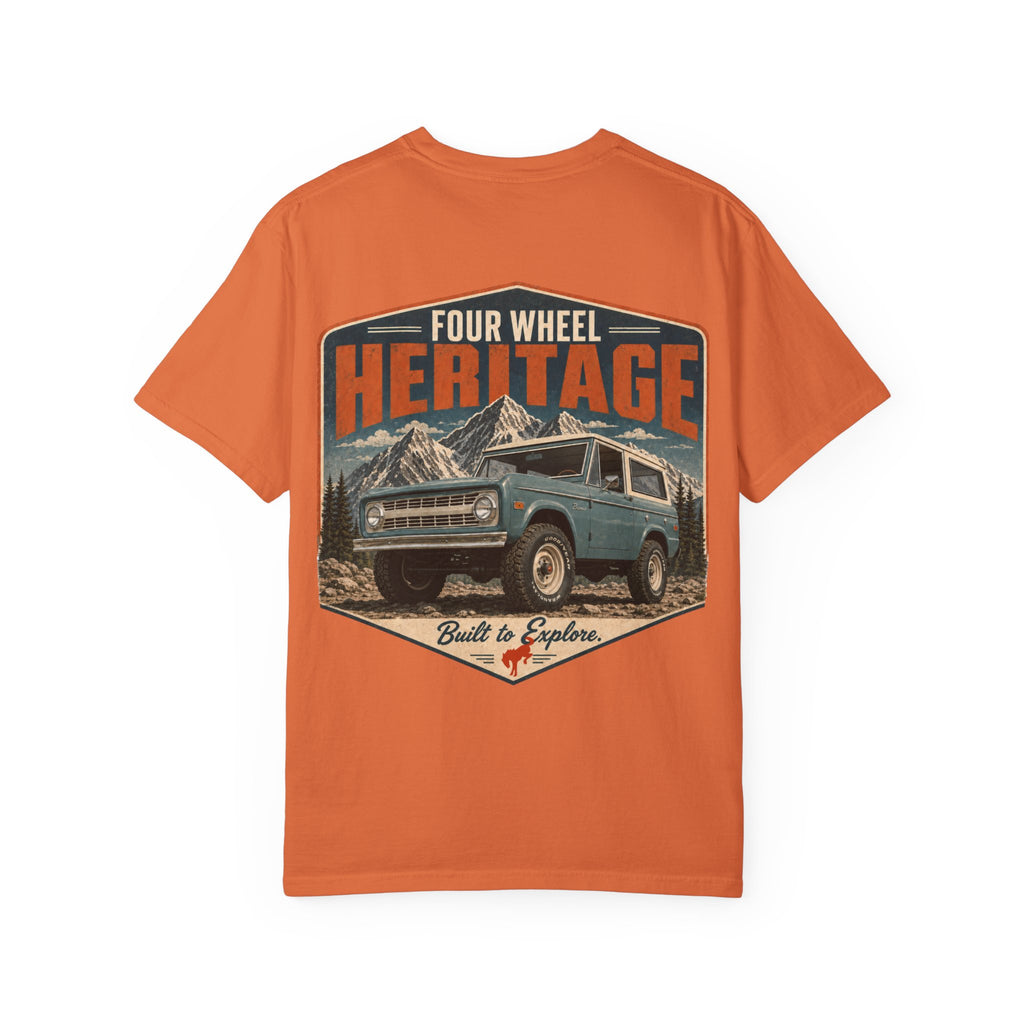 Heritage Four-Wheel T-Shirt — Vintage 4x4 Adventure Graphic