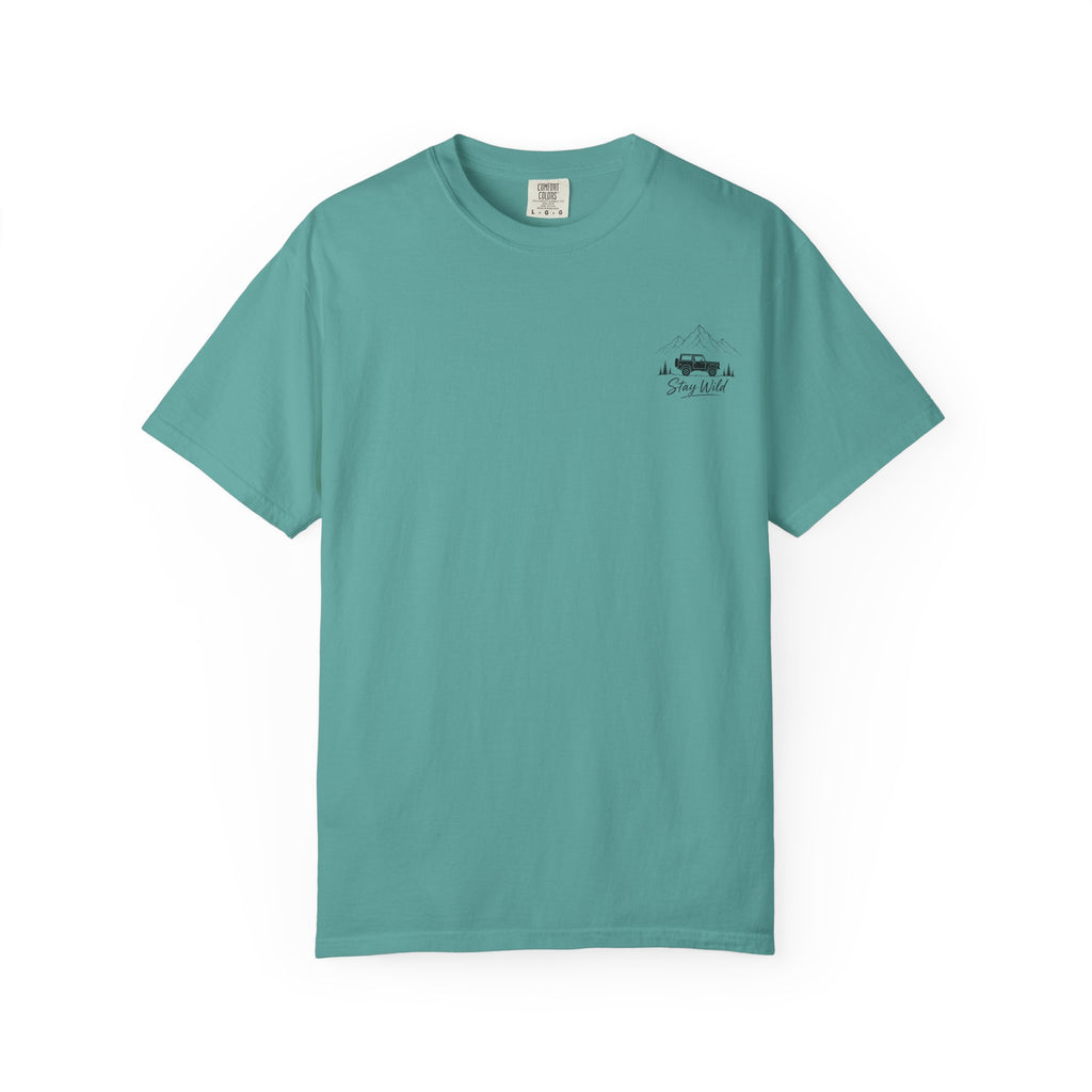 Trail Built Bronco T-Shirt — "Where the Pavement Ends" Off-Road Adventure Tee