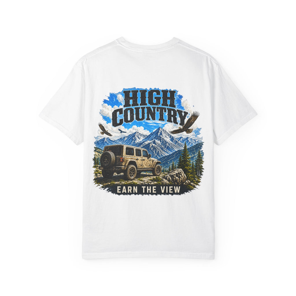 High Country Off-Road T-Shirt — "Earn The View" Adventure Tee