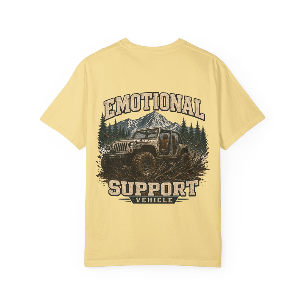 Emotional Support Vehicle T-Shirt — Off-Road Jeep Graphic Tee