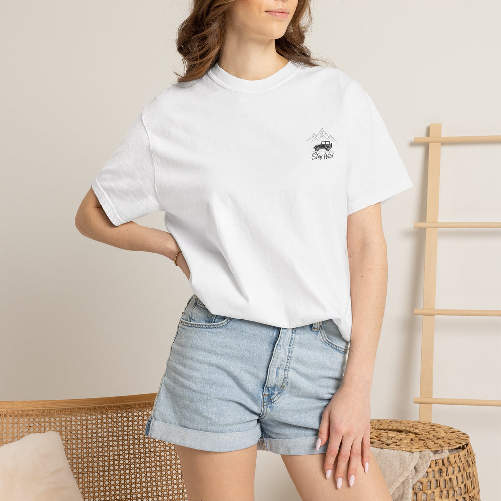 Adventure T-Shirt — "Natural Habitat Stay Wild" Off-Road Graphic Tee